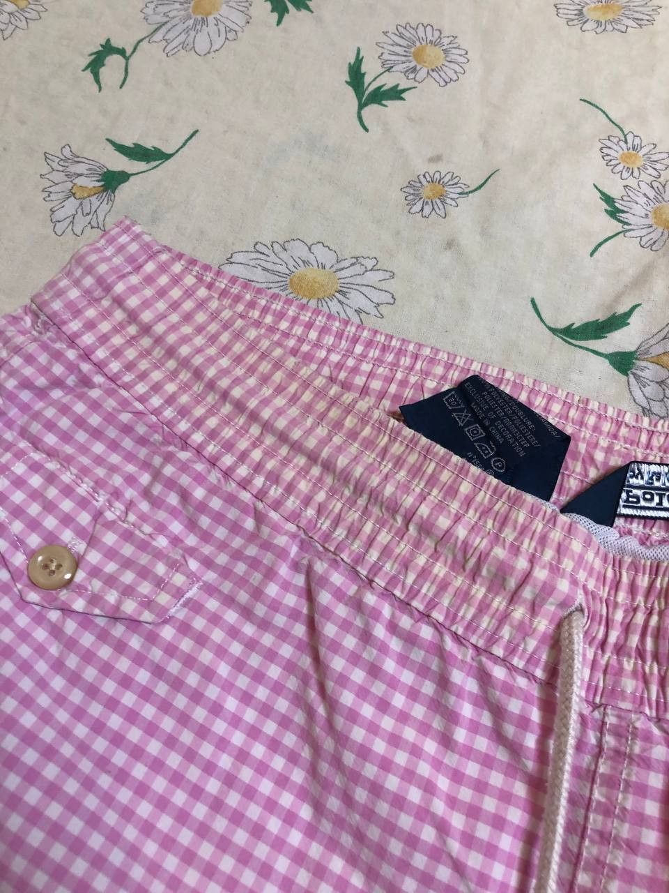 Polo Ralph Lauren Polo Ralph Lauren Swimwear Short Pink White Vintage Size US 32 / EU 48 - 4 Thumbnail