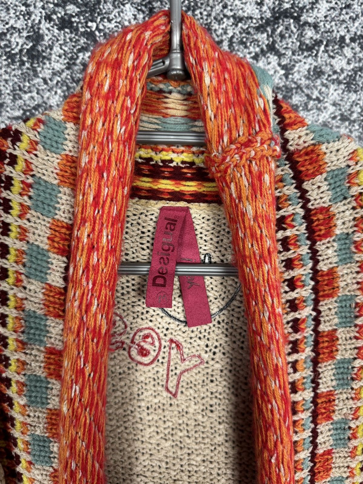 Desigual Women’s Desigual Knitted Cardigan Multicolor Sweater Size M Size M / US 6-8 / IT 42-44 - 6 Thumbnail