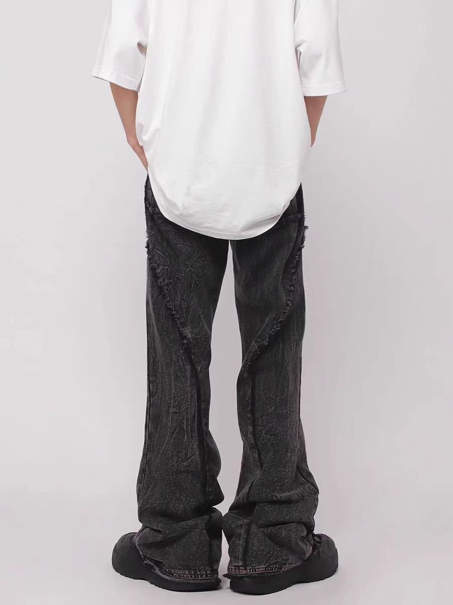 Japanese Brand × Jean Punk Street Style Raw Edge Design Jeans Size US 30 / EU 46 - 4 Thumbnail