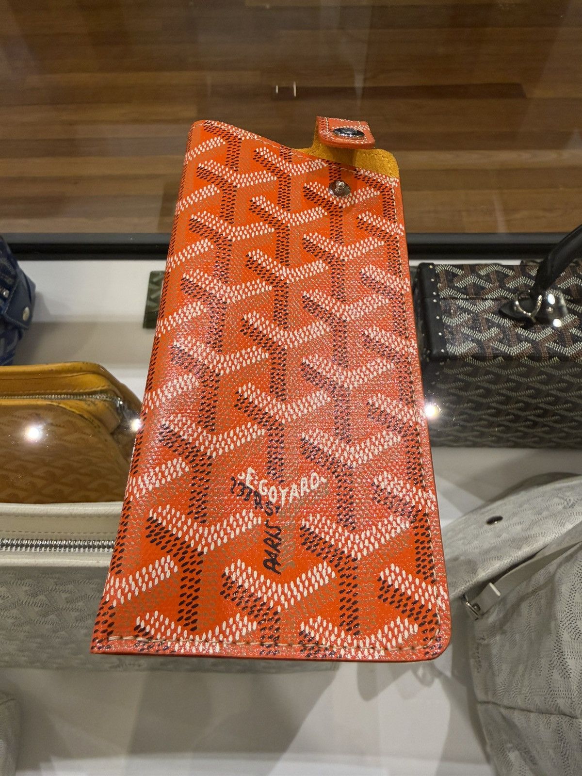 Goyard Goyard Glasses Case - Orange Size ONE SIZE - 3 Thumbnail