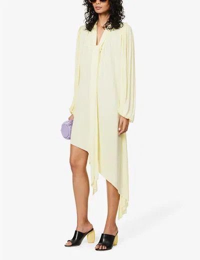 Loewe o1y1025 Mini Dress in Yellow Size S / US 4 / IT 40 - 5 Thumbnail