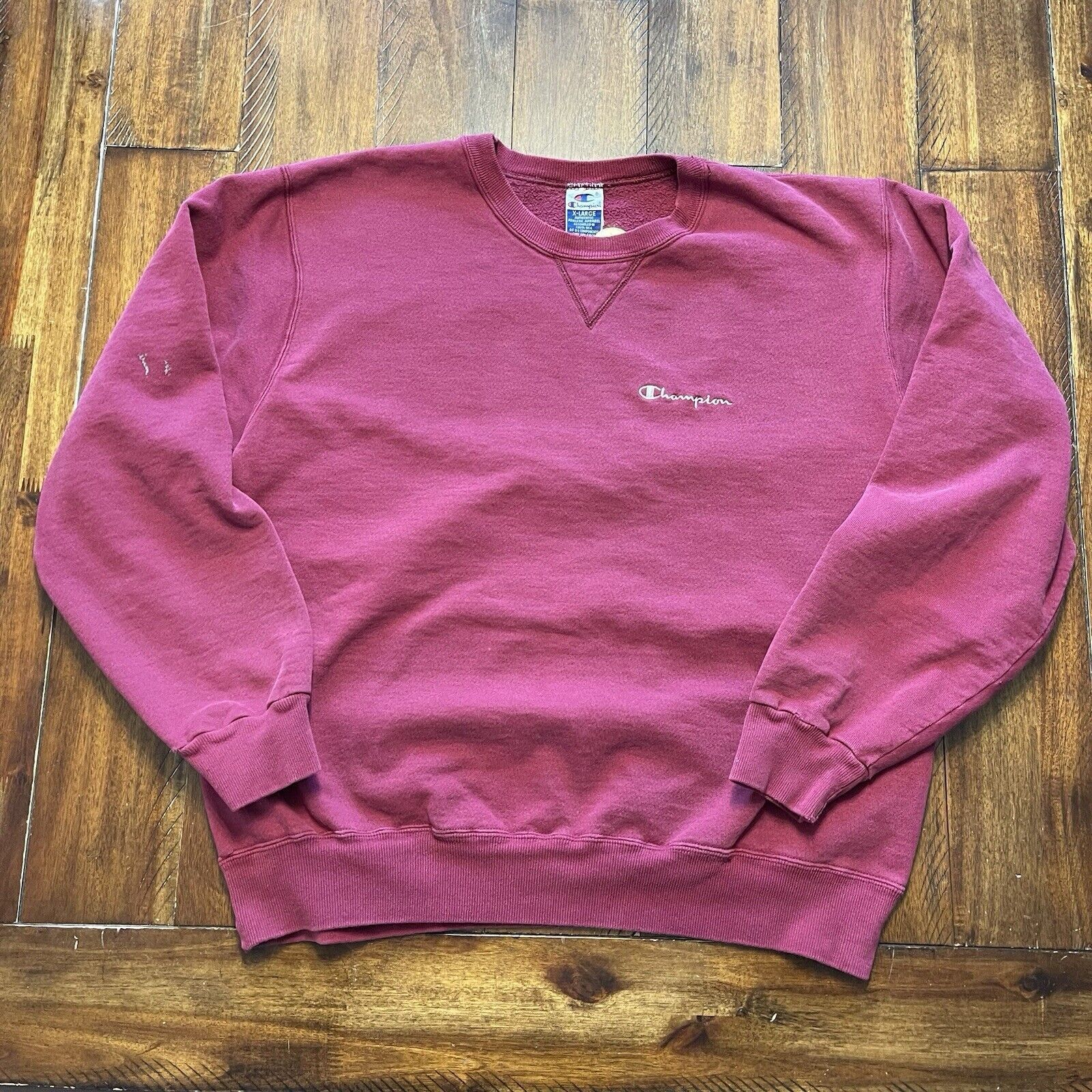 Champion Vtg Y2K Champion Blank Maroon Sweatshirt Men’s Size XL Size US XL / EU 56 / 4 - 2 Thumbnail