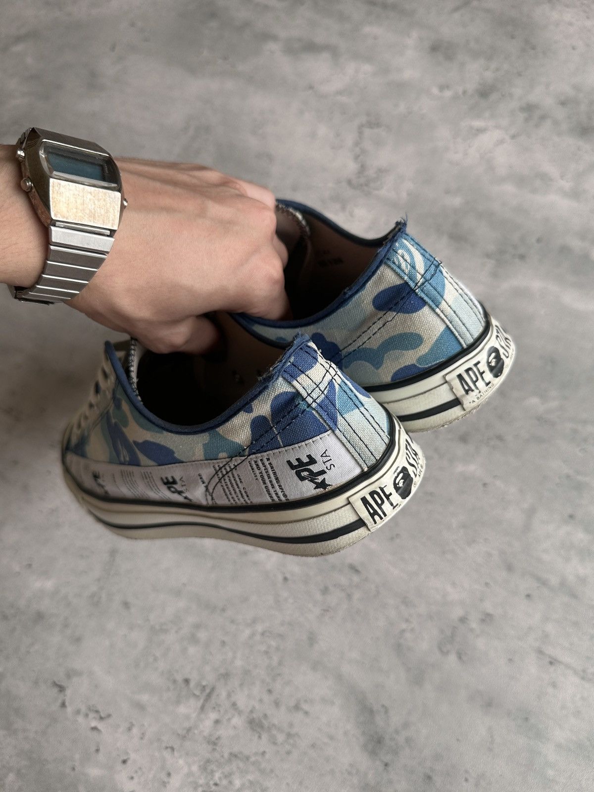 Bape ABC CAMO APE STA LOW Size US 10 / EU 43 - 3 Thumbnail