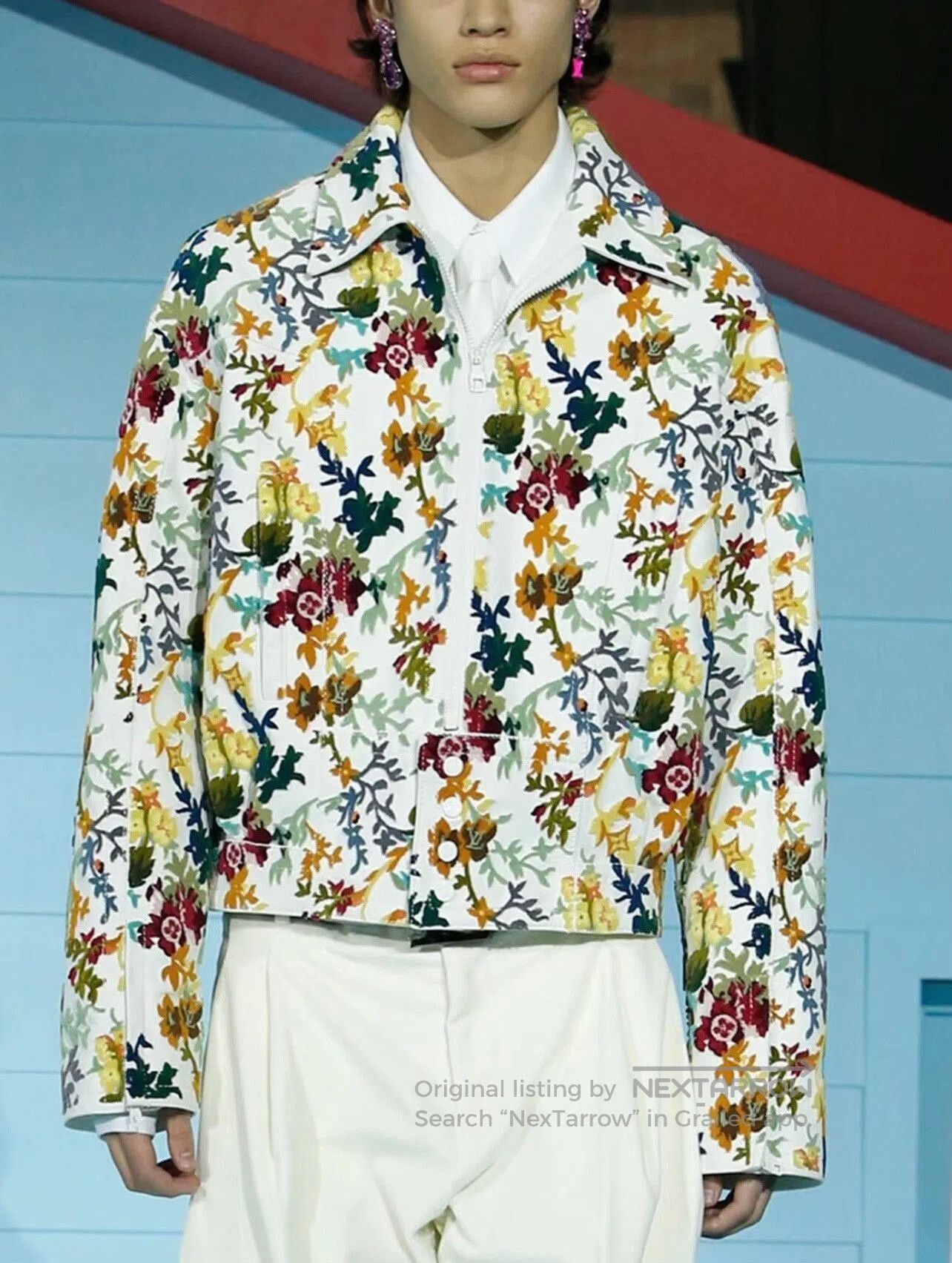 Louis Vuitton Louis Vuitton FW22 MTO Flocked Embroidery Jacket. Size US XL / EU 56 / 4 - 8 Thumbnail