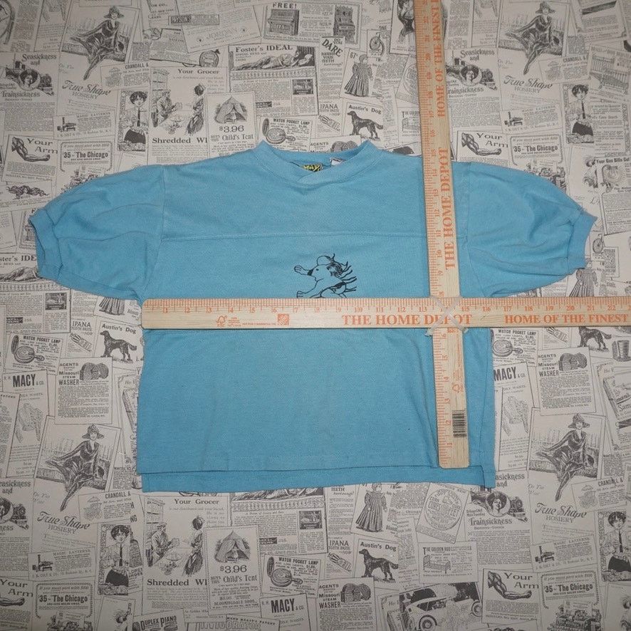 Vintage Small -Vintage Y2K surfing crop 1980s youth way cool t-shirt Size US S / EU 44-46 / 1 - 4 Thumbnail