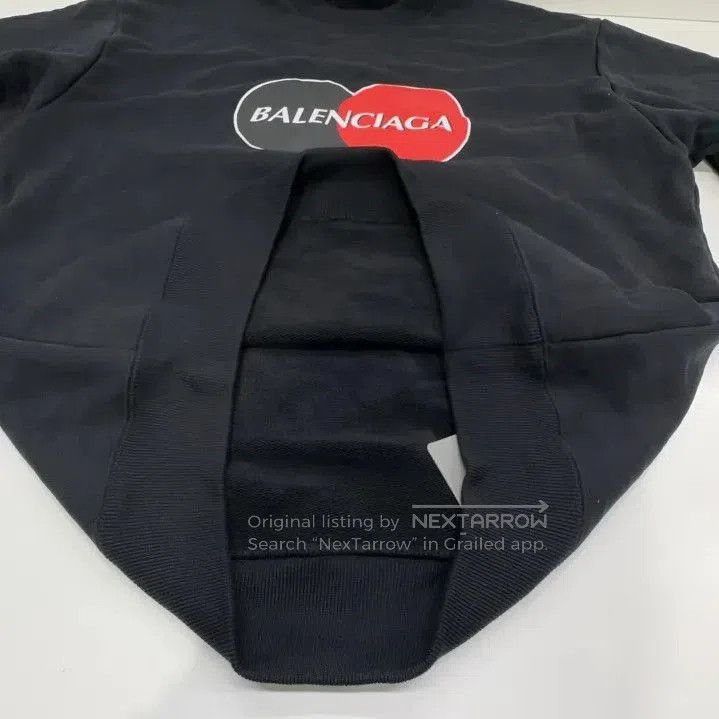 Balenciaga Balenciaga Logo Print Black Long Sleeve Sweatshirt. Size US S / EU 44-46 / 1 - 9 Thumbnail