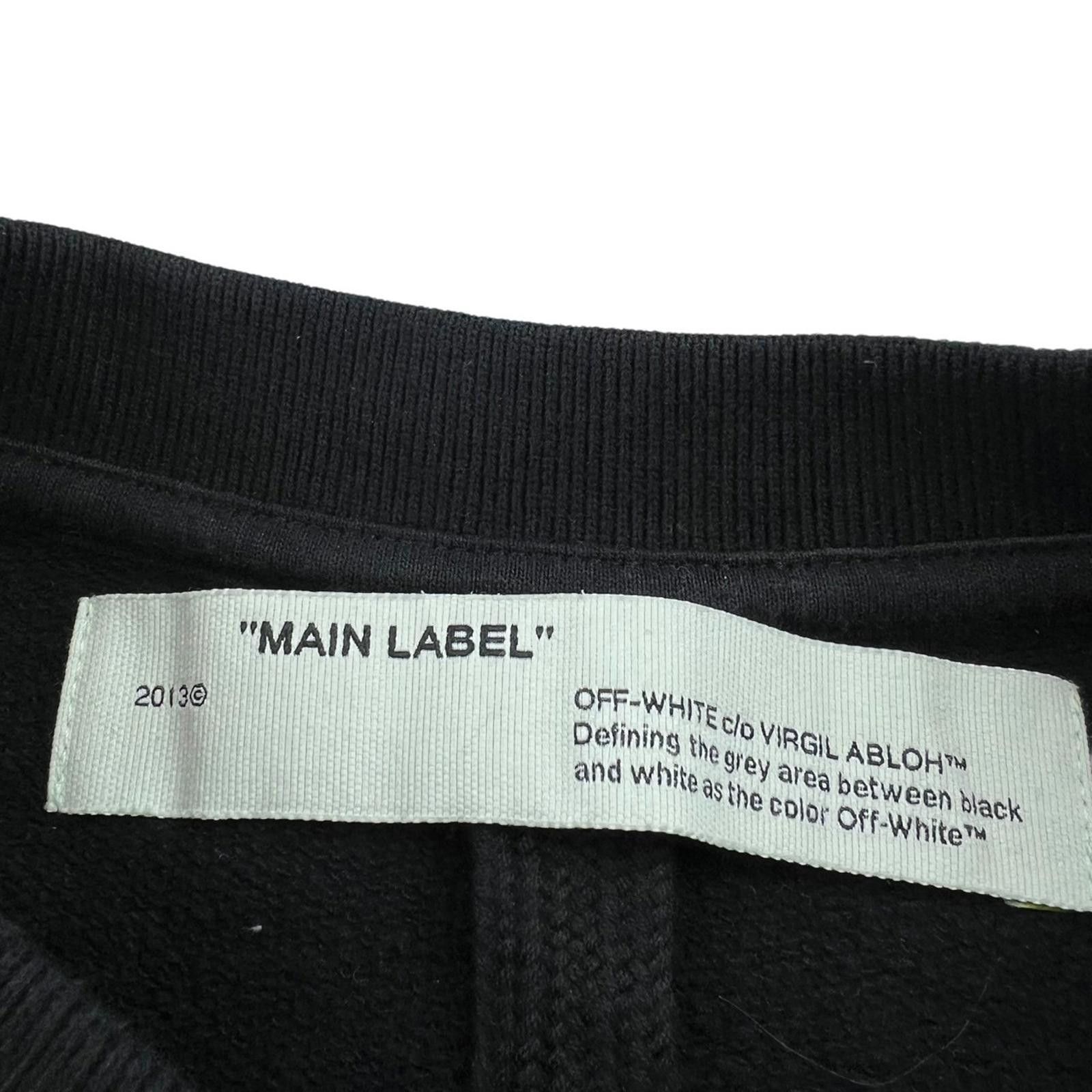 Off-White Off-White Pascal Skeleton Black Sweatshirt Size US XS / EU 42 / 0 - 5 Thumbnail