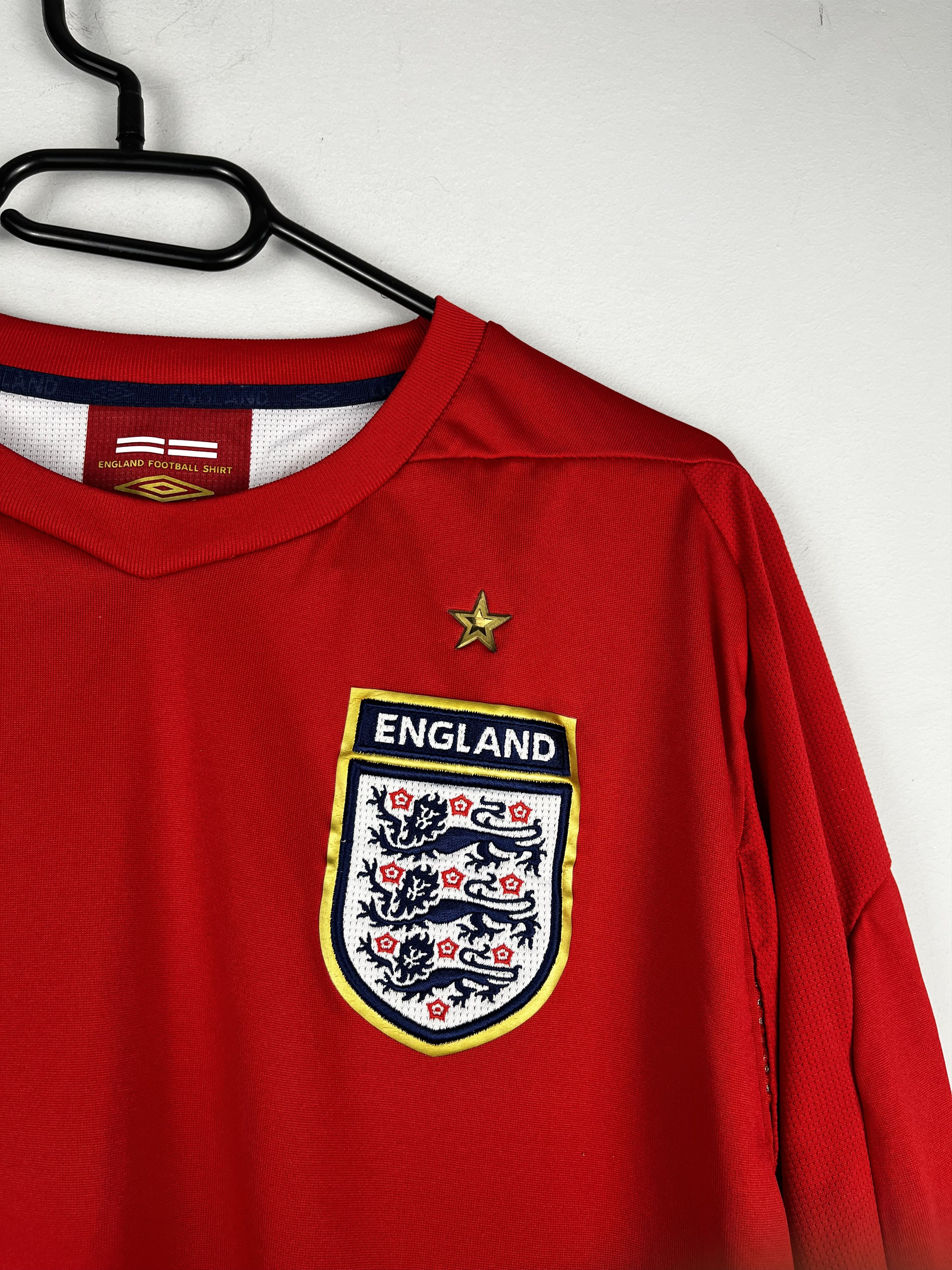 Umbro × Vintage Umbro England 2006/2008 Vintage Away Long Jersey Size US L / EU 52-54 / 3 - 3 Thumbnail