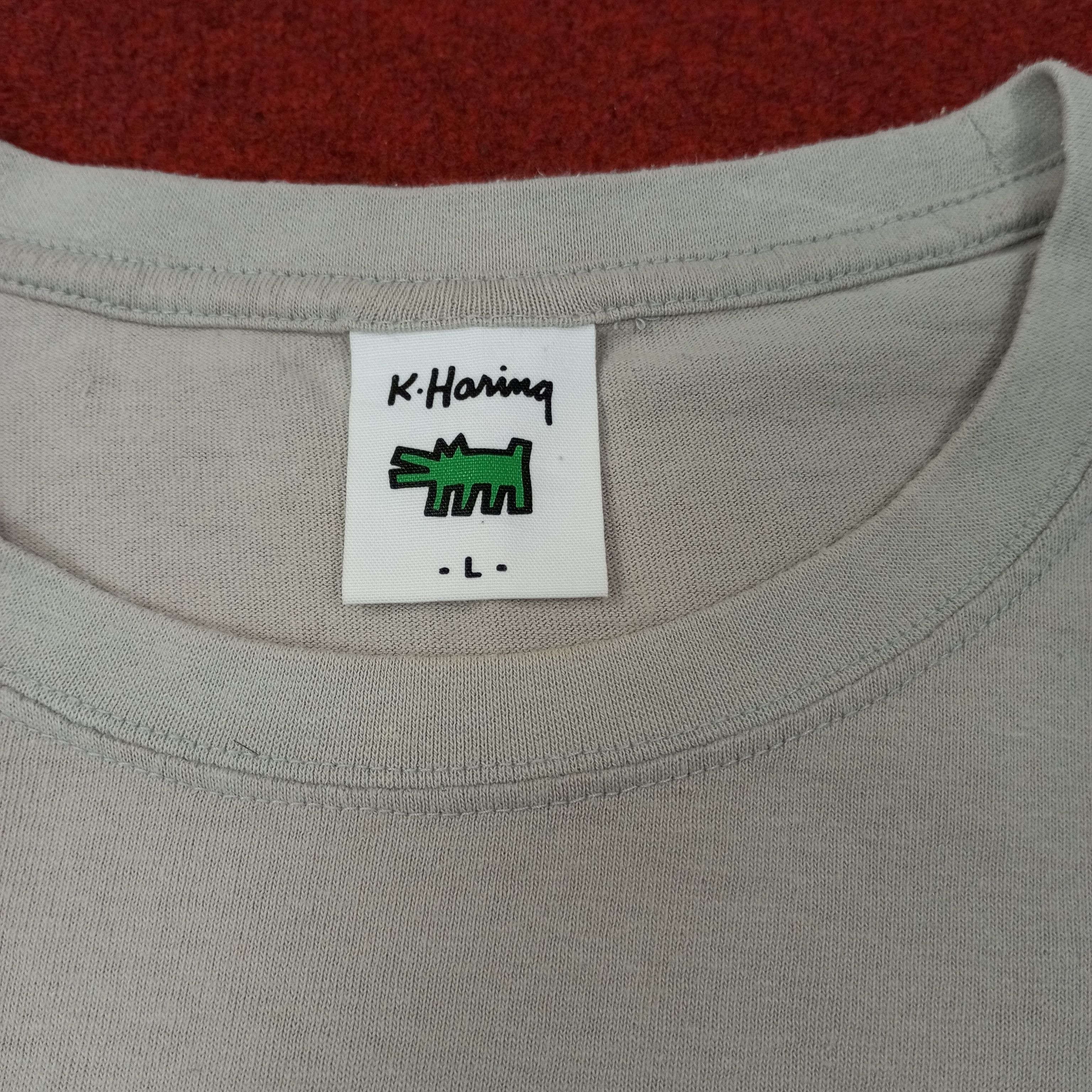Keith Haring Keith Haring X Japanese Brand Tshirt c223n77 Size US L / EU 52-54 / 3 - 3 Thumbnail