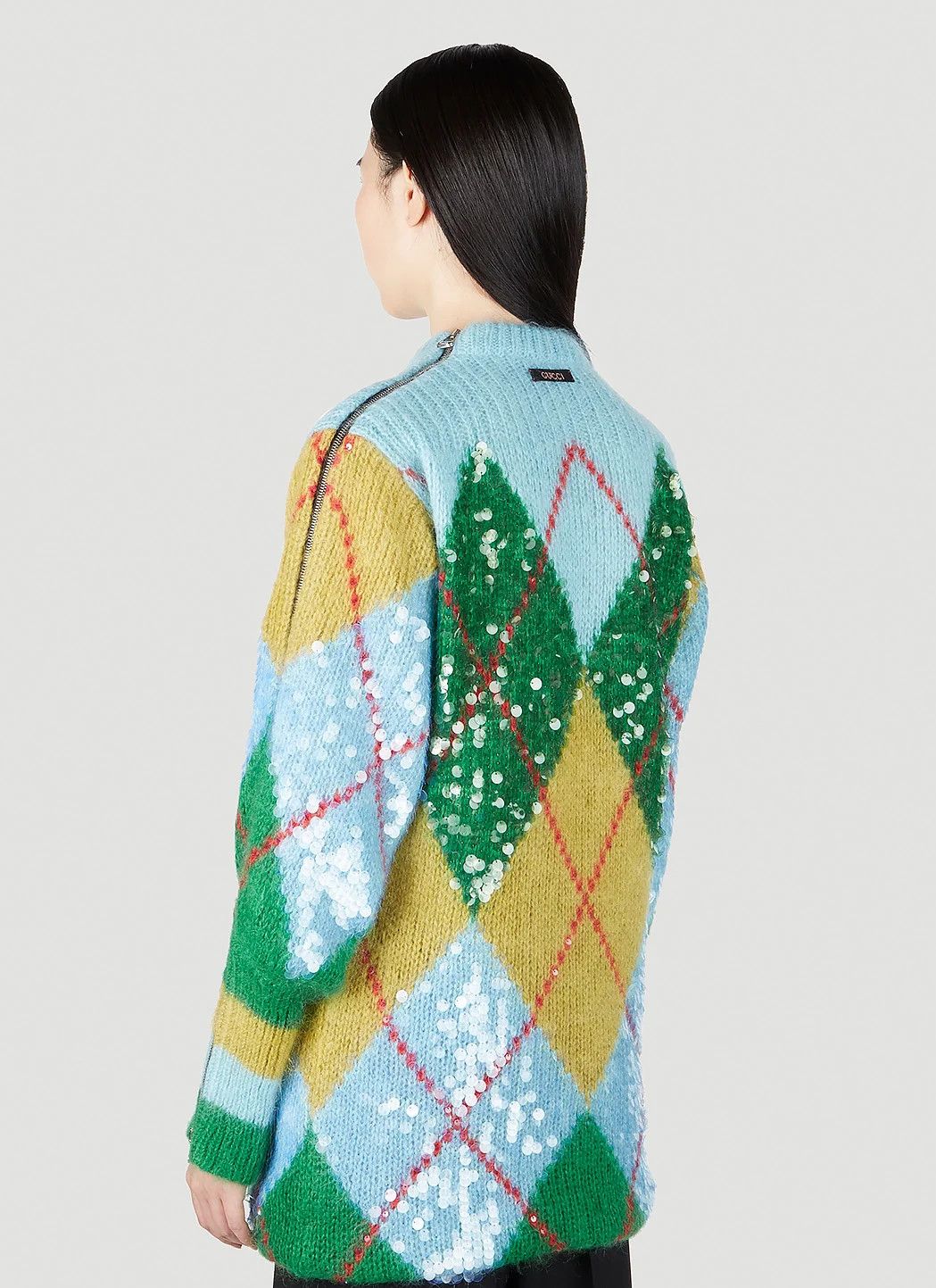 Gucci o1y0925 Crewneck Sweater in Multicolor Size XS / US 0-2 / IT 36-38 - 2 Thumbnail