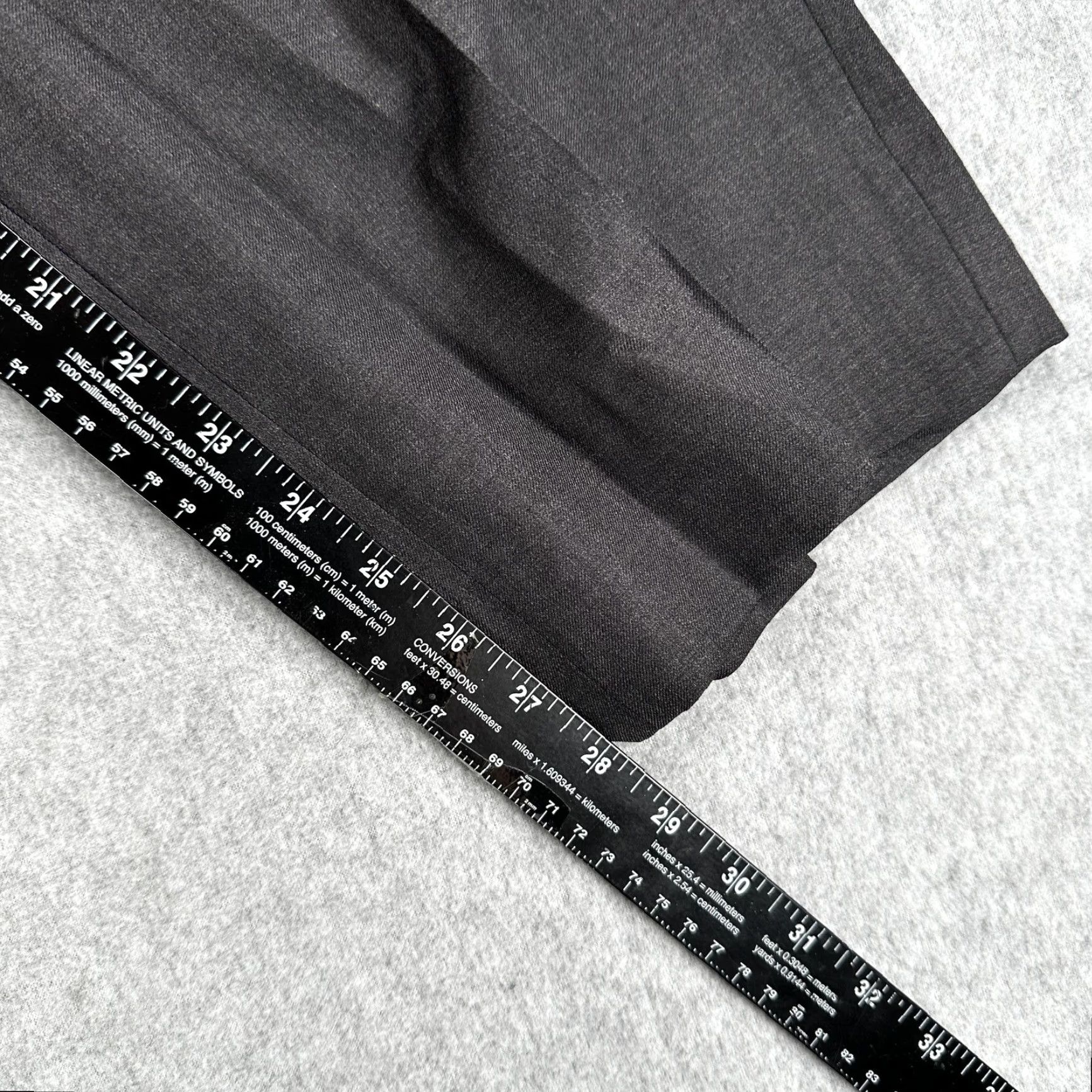 Peter Millar Peter Millar Dress Pants Mens 44x28 Gray Flat Front Straight Leg Business Office Size US 44 / EU 60 - 6 Thumbnail