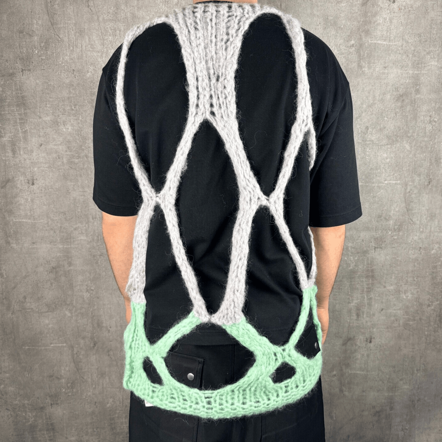 Rick Owens RICK OWENS Runway FW22 Knit Net Tank Mohair Size US XS / EU 42 / 0 - 4 Thumbnail