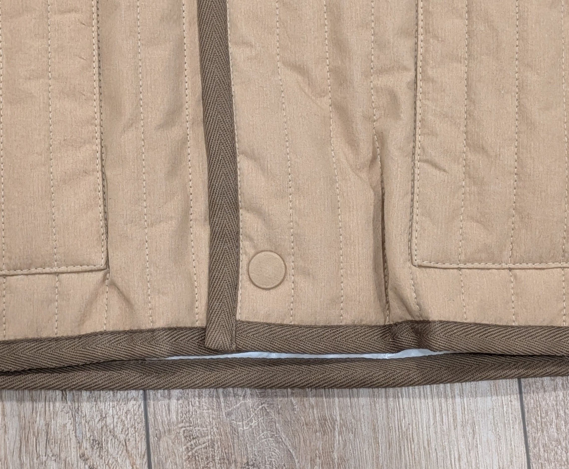 Nanushka Mens NANUSHKA "Loris" Quilted Jacket Beige Large Size US L / EU 52-54 / 3 - 3 Thumbnail