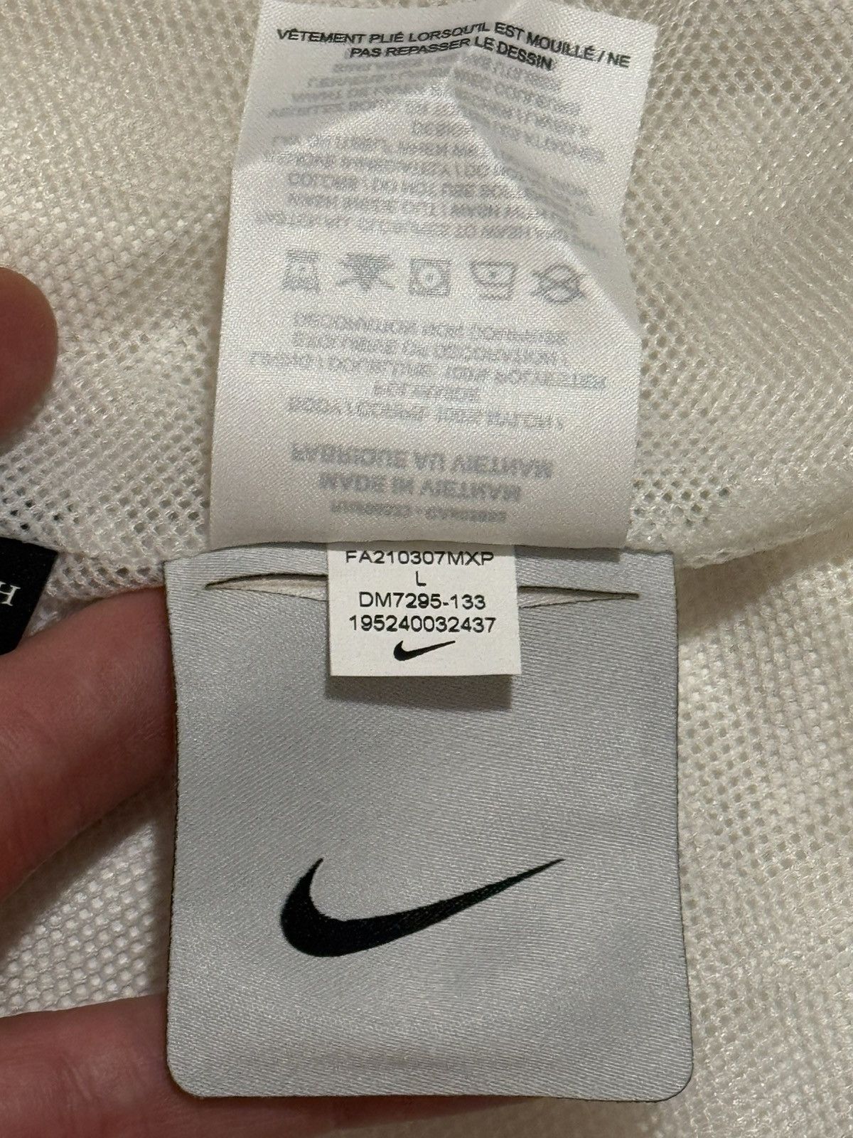 NOCTA NOCTA White Windbreaker Size US L / EU 52-54 / 3 - 5 Thumbnail