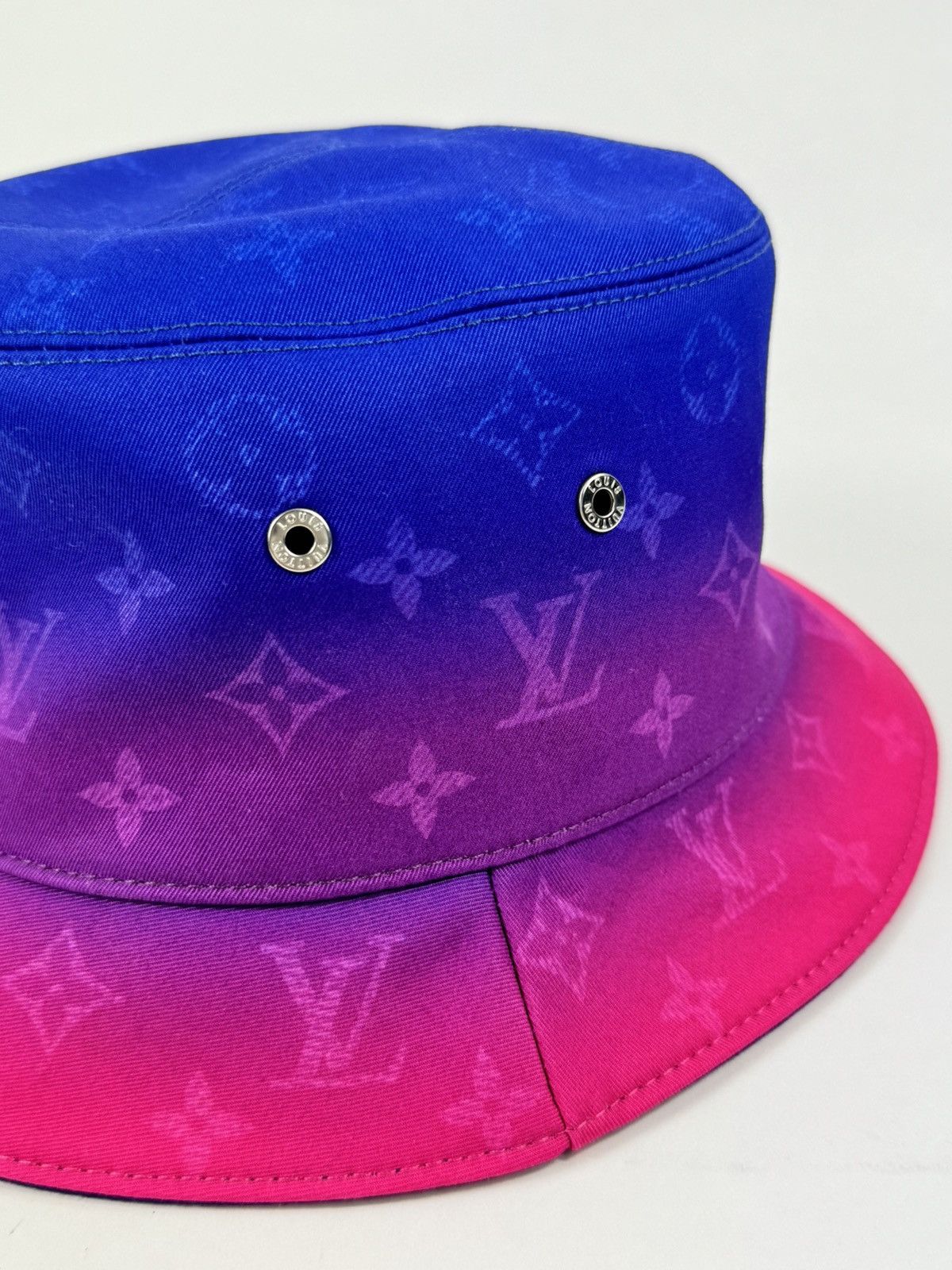 Louis Vuitton LOUIS VUITTON ILLUSION MONOGRAM BUCKET HAT MP3296 SIZE: M Size ONE SIZE - 5 Thumbnail