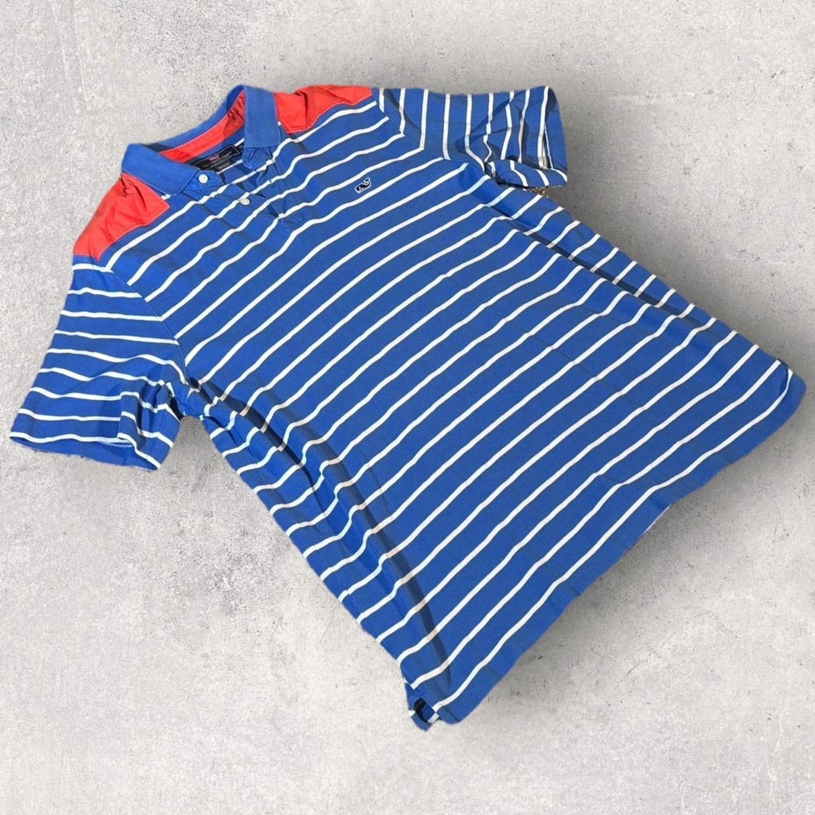 Vineyard Vines Blue & white striped Vineyard Vines polo shirt Size US XL / EU 56 / 4 - 3 Thumbnail