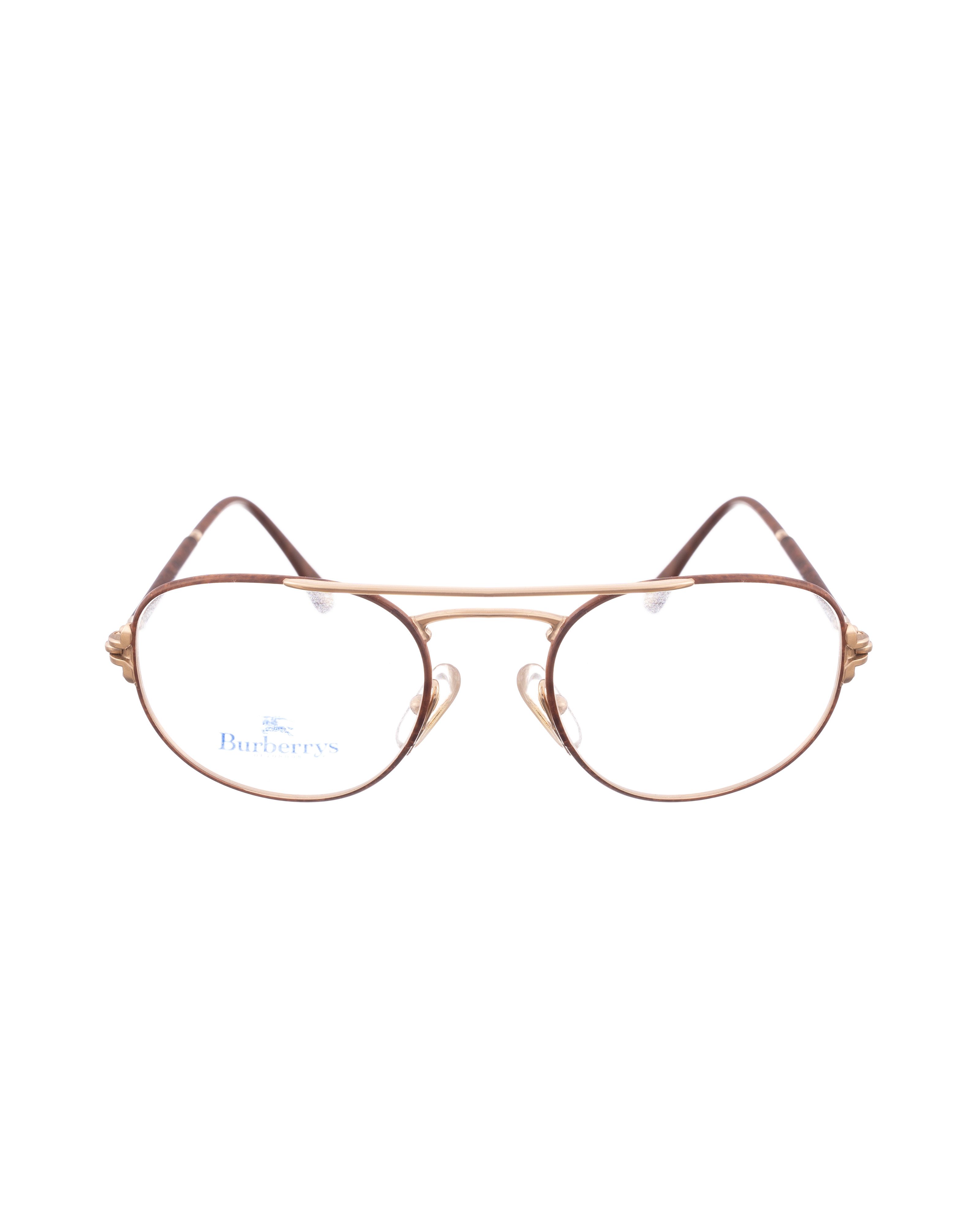 Burberry Burberry 90s Gold and Brown Aviator Glasses Size ONE SIZE - 1 Thumbnail