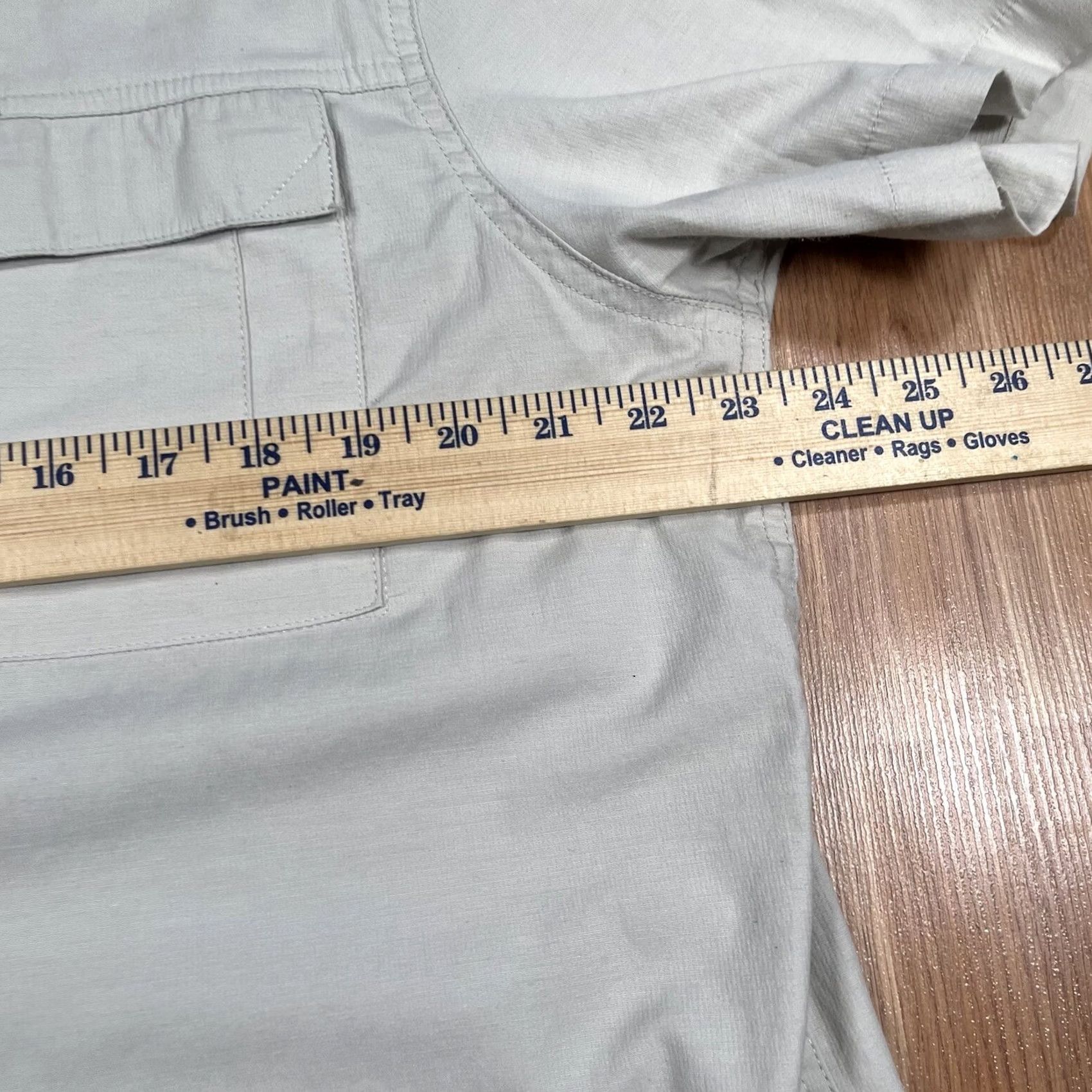 Vintage Field & Stream Shirt Mens L Beige Button-Down Short Sleeve Stretch Crew Neck? Size US L / EU 52-54 / 3 - 7 Thumbnail