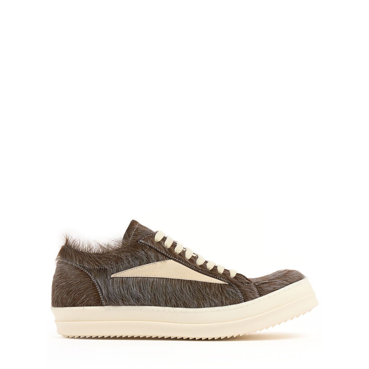 RICK OWENS CONCORDIANS Vintage Indigo Ponyhair Sneakers New