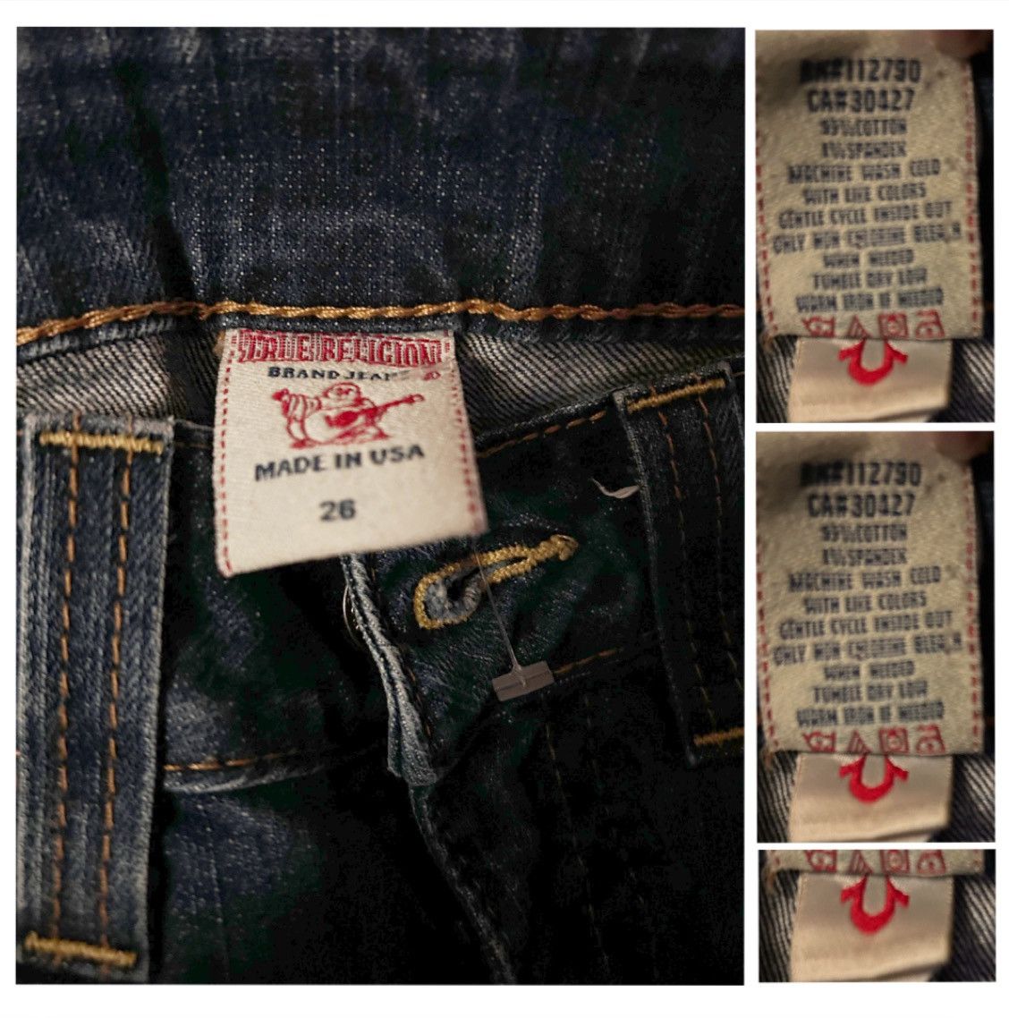 True Religion True religion - skinny slim fit jeans Size 26" / US 2 / IT 38 - 3 Thumbnail