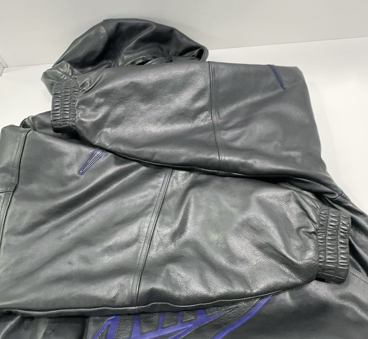 Nike × Supreme Supreme Nike Leather Anorak Size US L / EU 52-54 / 3 - 9 Thumbnail