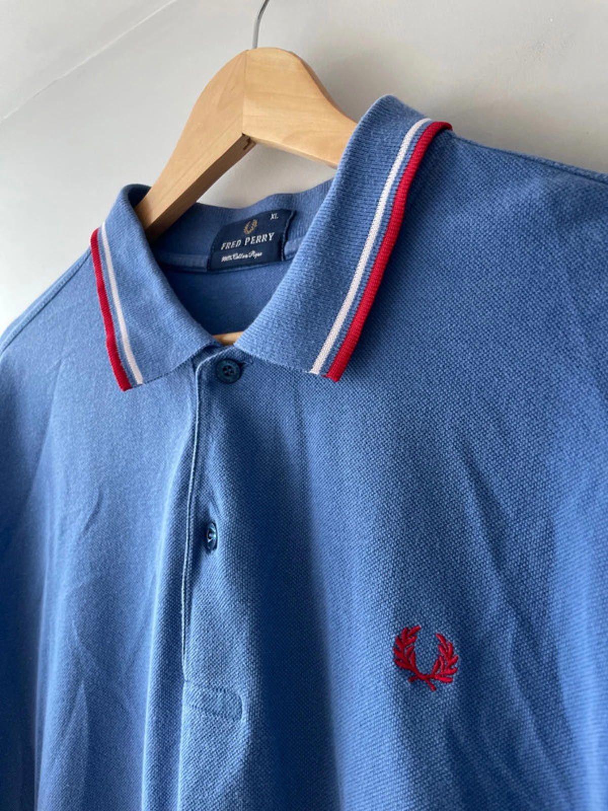 Fred Perry Men’s Fred Perry Classic Polo Shirt In Blue - XLarge - 2882 Size US XL / EU 56 / 4 - 4 Thumbnail
