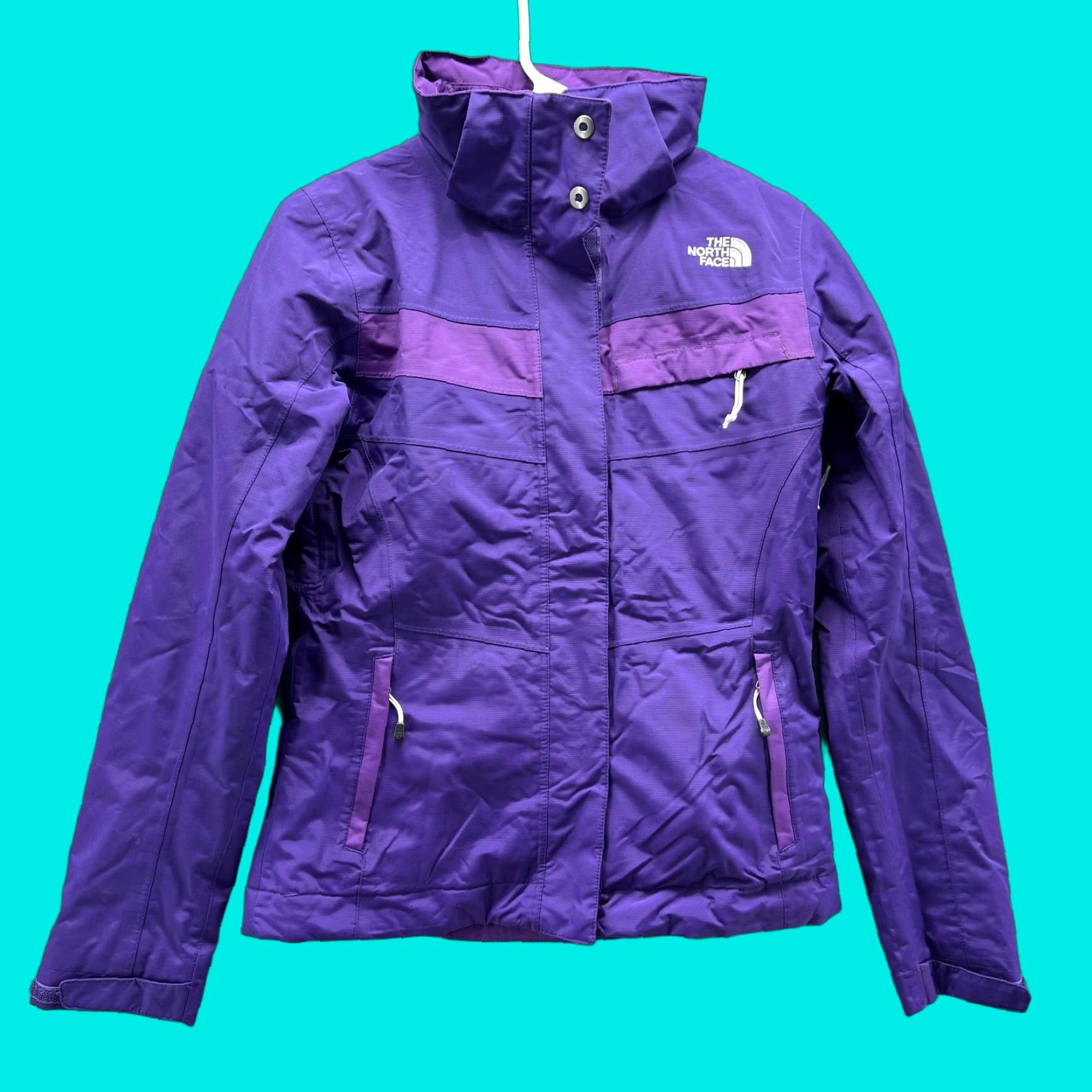 The North Face The North Face Jacket Women XS Parka Purple Full Zip Polyester Fur Lined Hyvent Size XS / US 0-2 / IT 36-38 - 1 Thumbnail