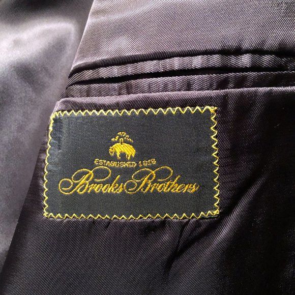 Brooks Brothers brooks brothers men's new navy sport coat jacket blazer 45R Size 44R - 5 Thumbnail