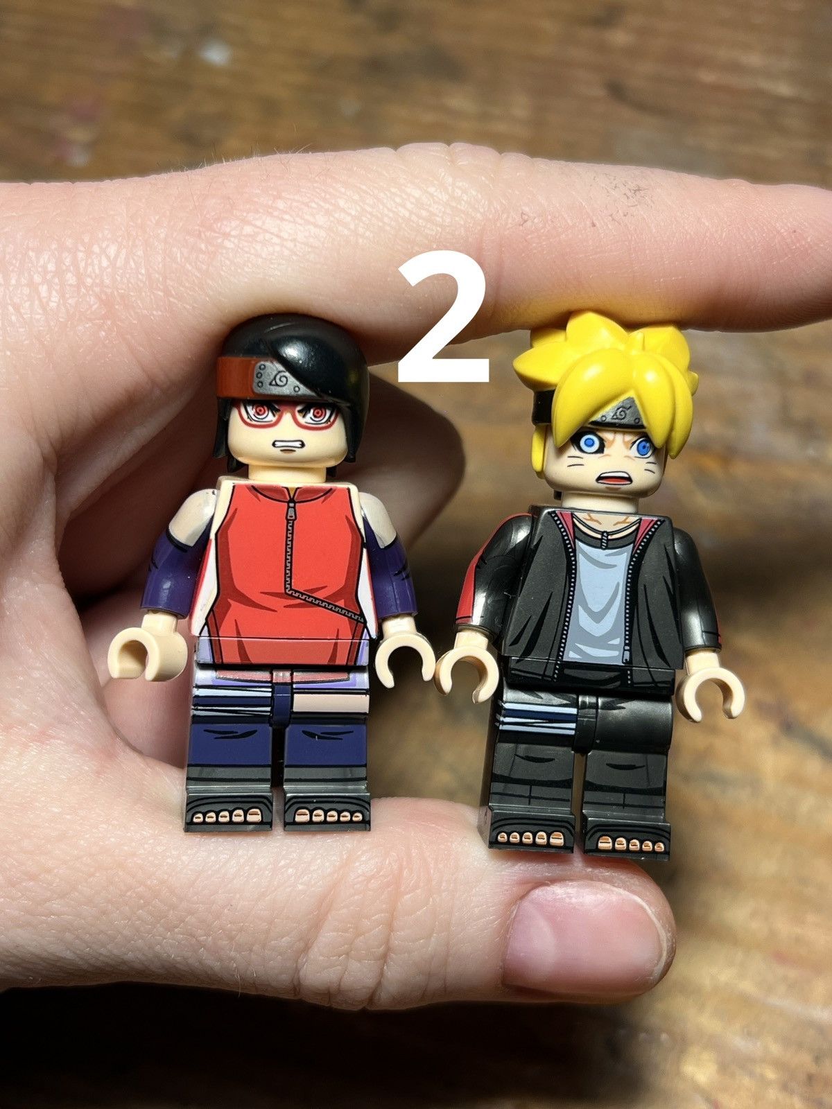 Anime naruto boruto sarada minifigure anime matching keychain Size ONE SIZE - 9 Thumbnail