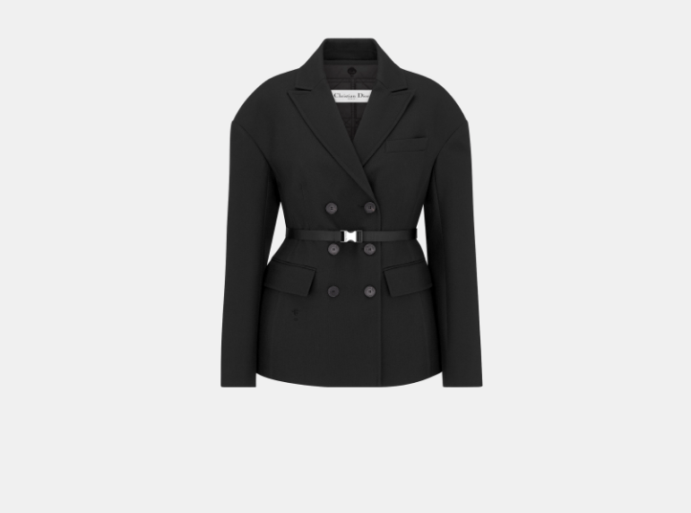 Dior o1w1db11225 421V38 Jacket and Vest in Black Size XS / US 0-2 / IT 36-38 - 1 Thumbnail