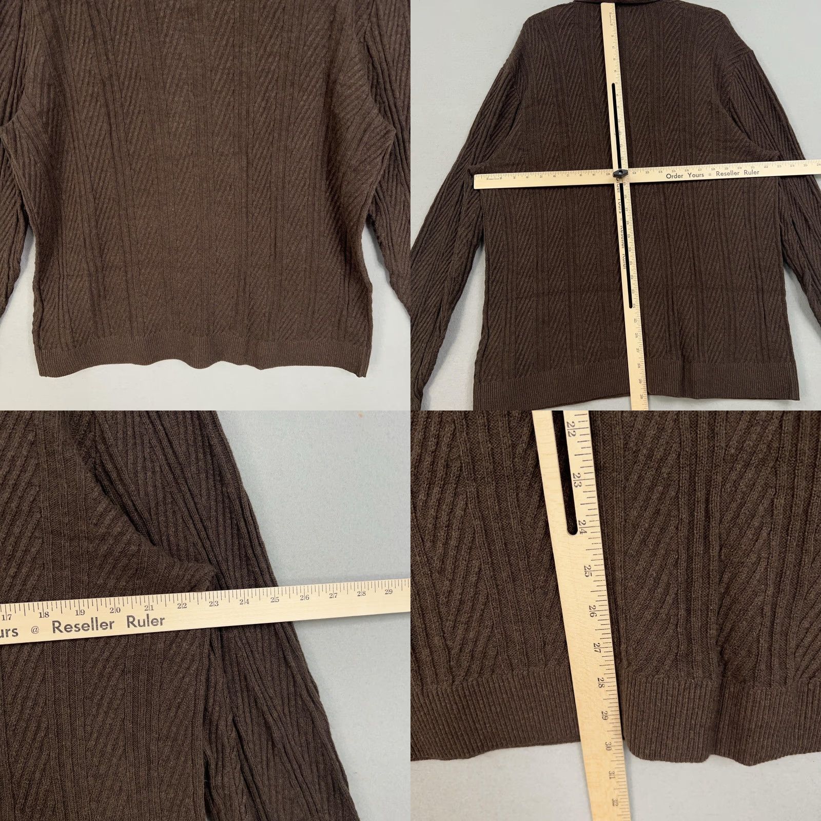 Abercrombie & Fitch Abercrombie & Fitch Sweater Mens XXL Tall Brown Polo Collared Knit Polo Collar Pullover Button Knit Casual Preppy Mens Size US XXL / EU 58 / 5 - 8 Thumbnail