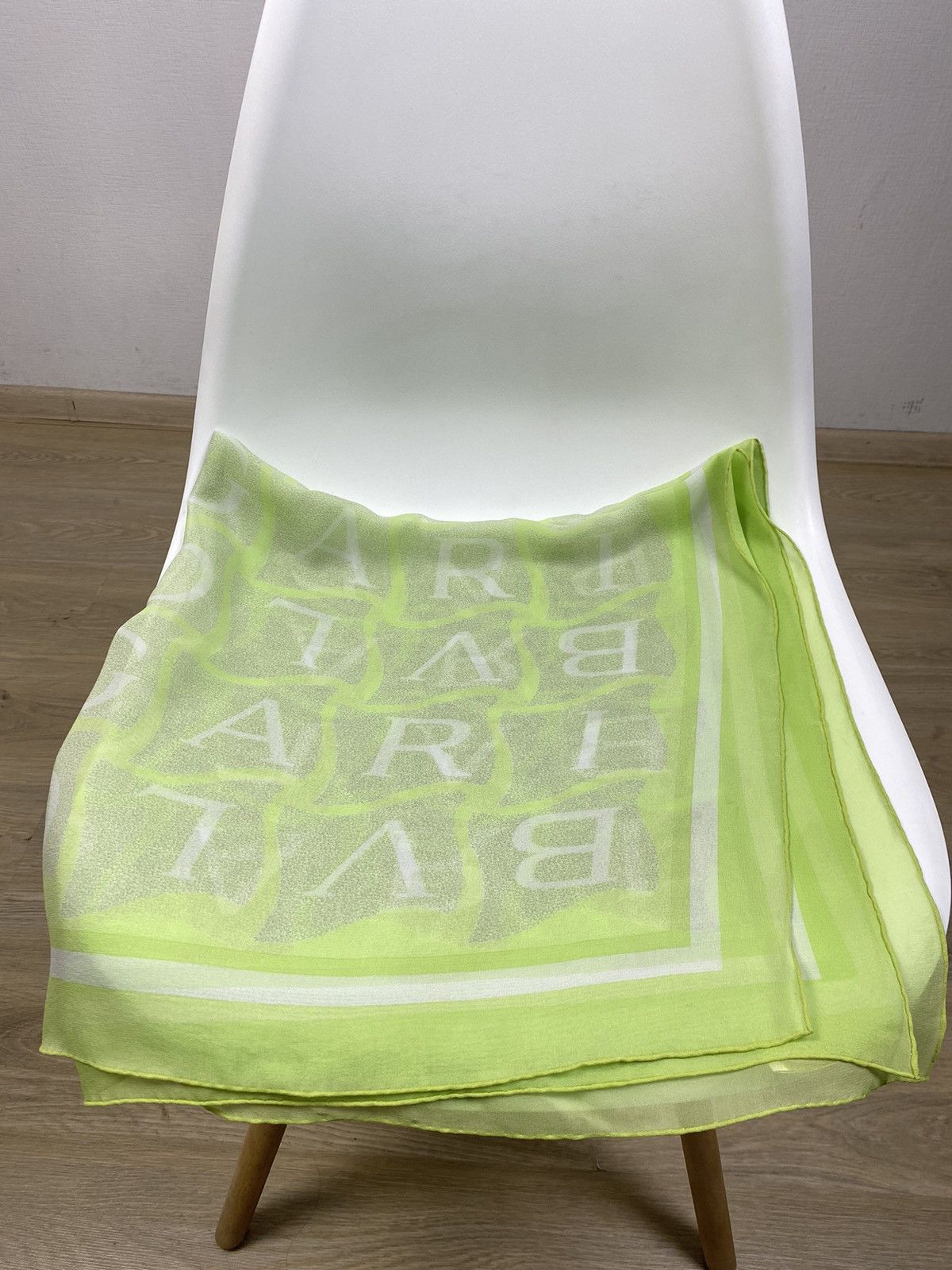 Bvlgari Bvlgari Monogrammed Leters Silk Scarf Size ONE SIZE - 1 Thumbnail