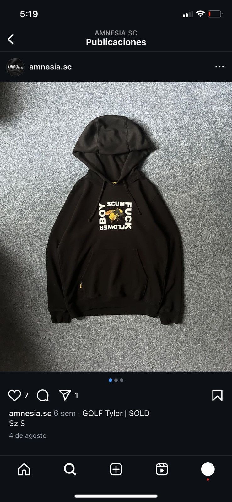 Tyler The Creator Golf Tyler The Creator Size US S / EU 44-46 / 1 - 2 Thumbnail