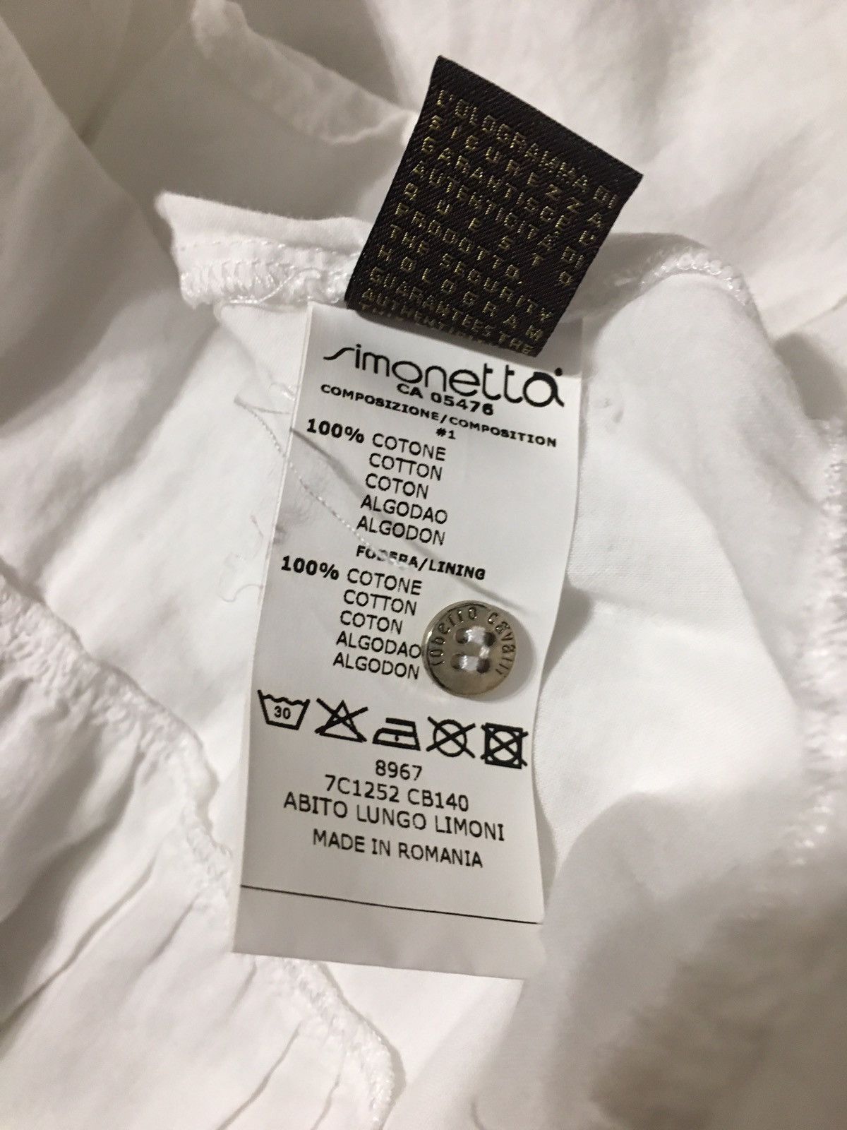 Roberto Cavalli Roberto Cavalli Lemon Print Girls Cotton Dress Sz 6/122 cm Size ONE SIZE - 13 Thumbnail