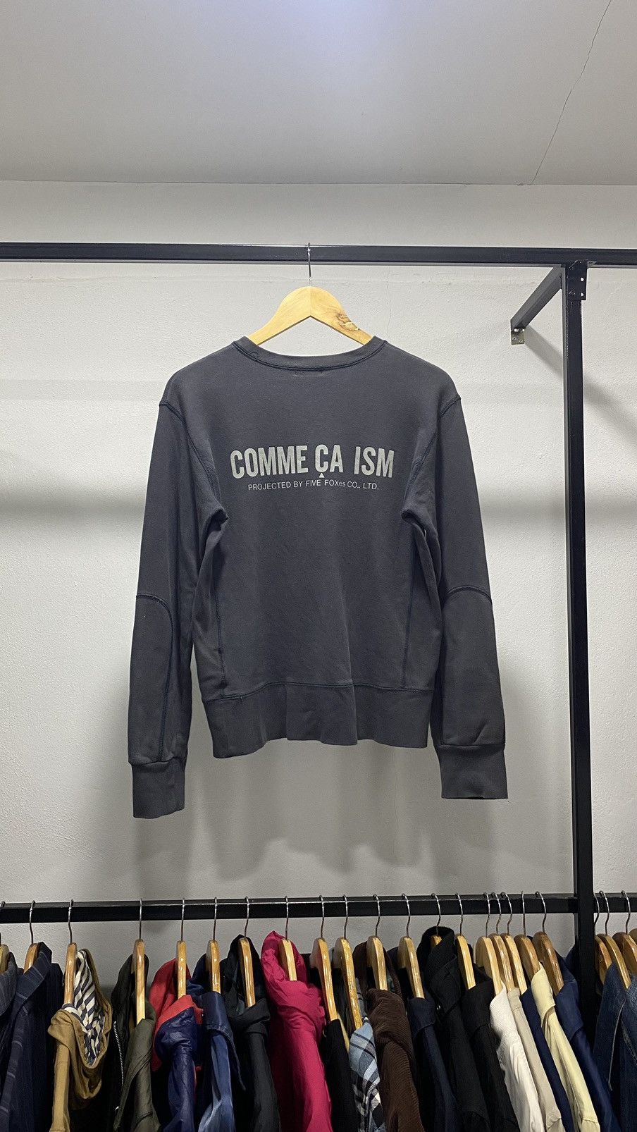 Comme Ca Ism × Japanese Brand × Vintage 🚨FINAL DROP🚨 Comme Ca Ism Spellout Backhit Sweater 80s Size US S / EU 44-46 / 1 - 8 Thumbnail
