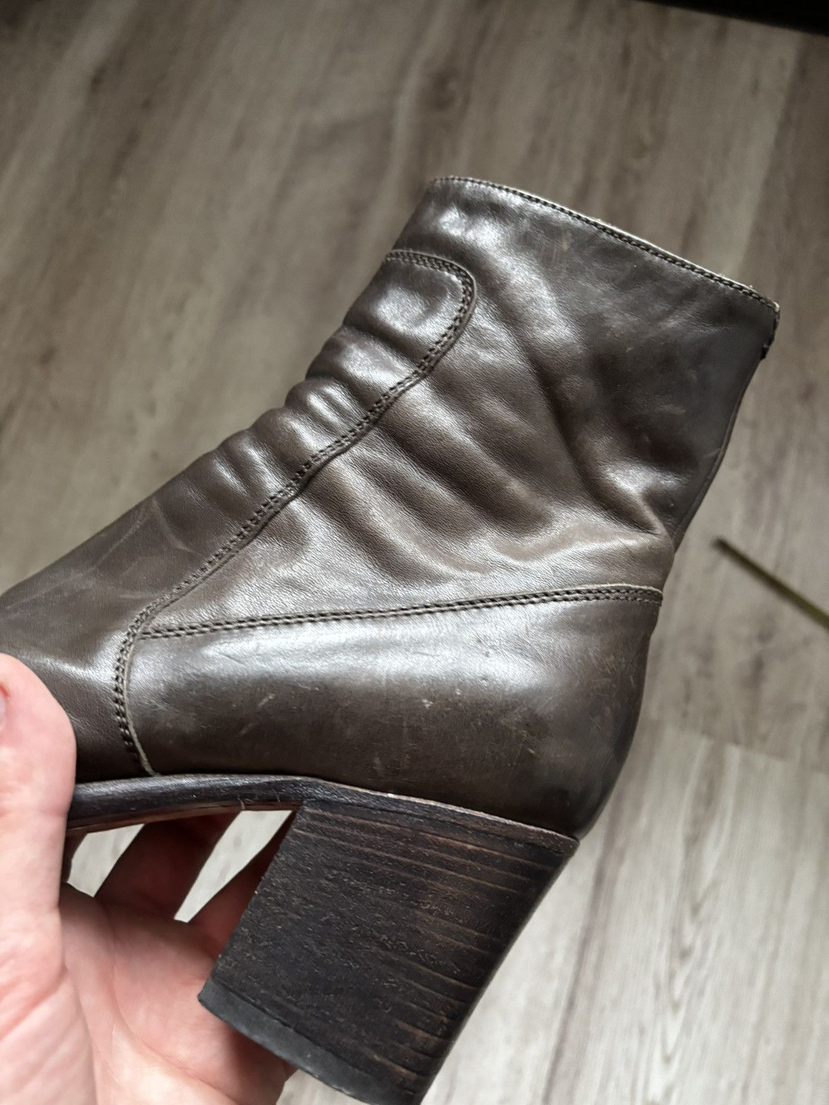 Pantanetti Pantanetti Leather Ankle Boots 37.5 Size US 7.5 / IT 37.5 - 24 Thumbnail