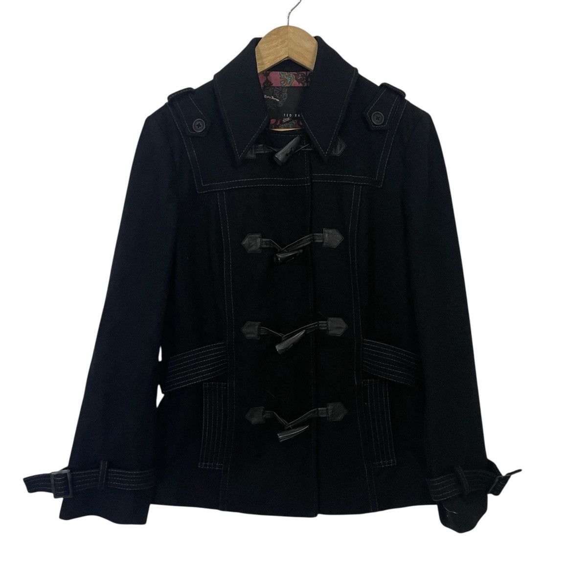 Ted Baker Vintage Ted Baker Bikers Jacket Size L / US 10 / IT 46 - 2 Thumbnail