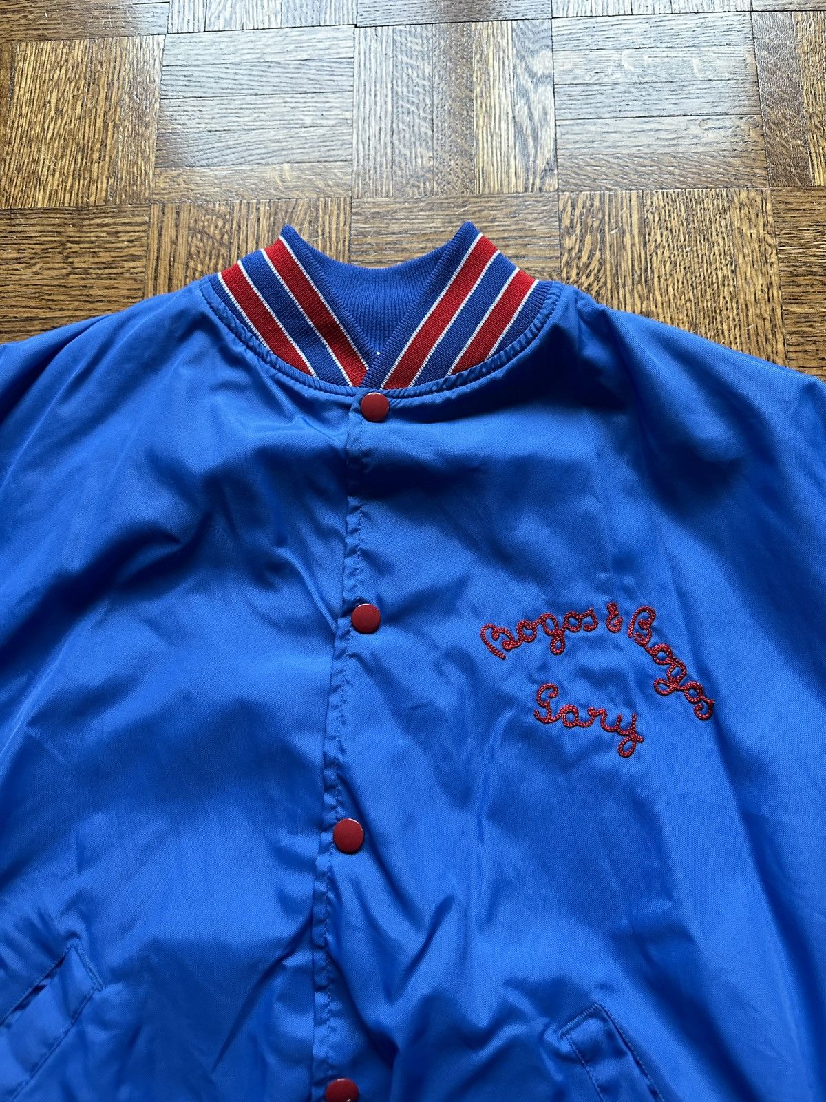 Vintage Vintage 80s Chain Stitched Embroidered Lightweight Jacket Size US XL / EU 56 / 4 - 2 Thumbnail