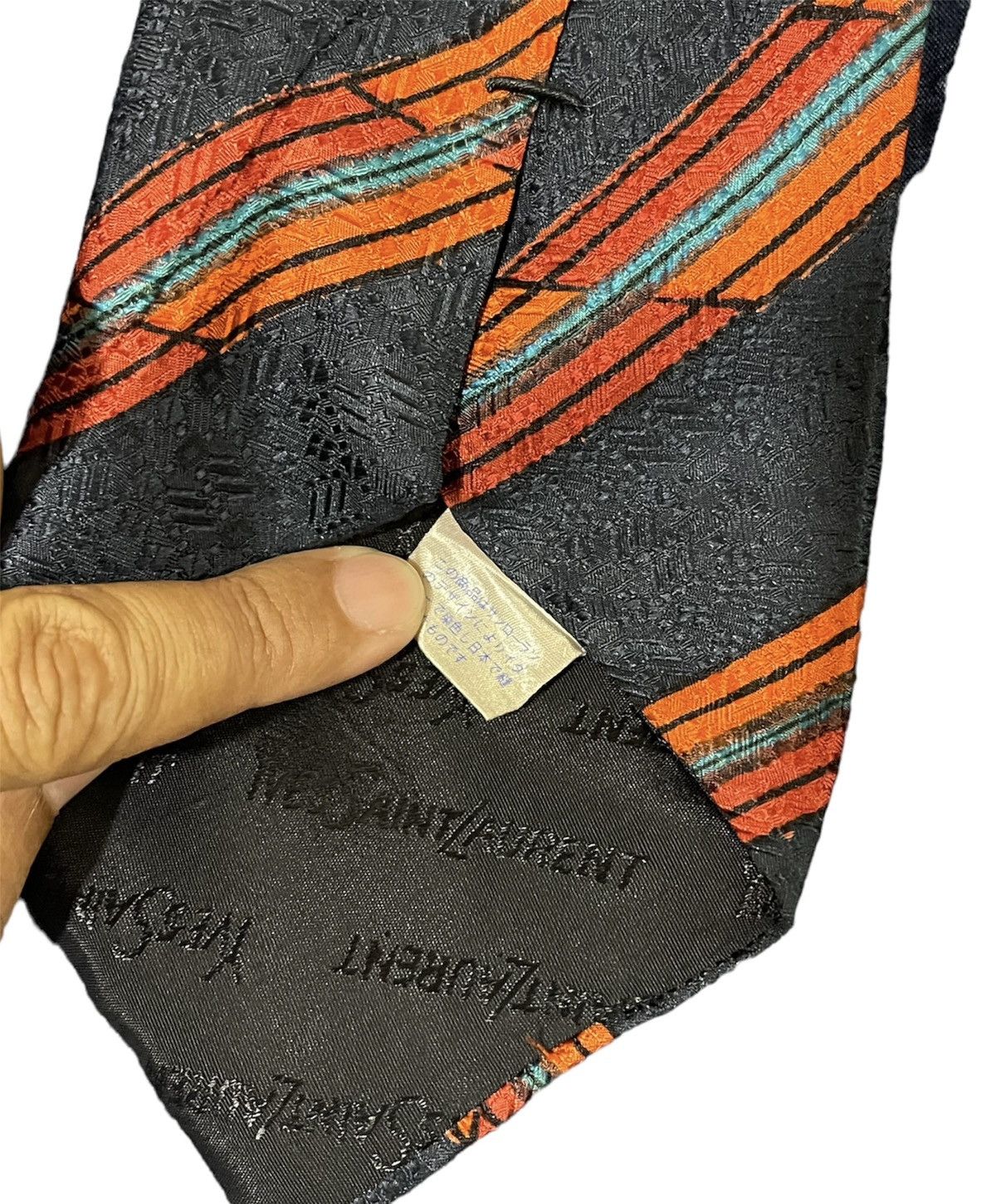 Yves Saint Laurent YSL yves saing Laurent necktie Size ONE SIZE - 4 Thumbnail