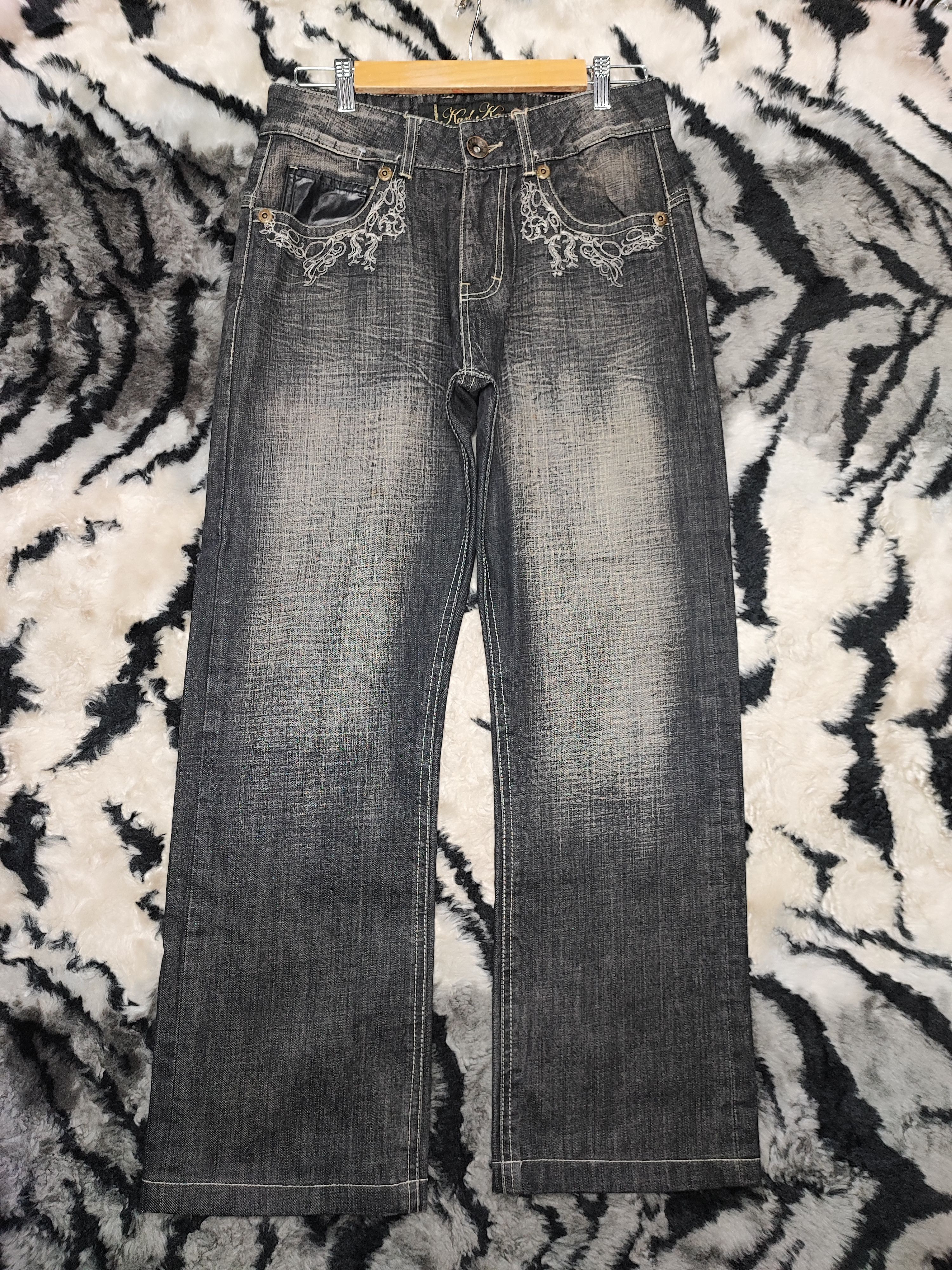 Karl Kani Vintage 90’s Style Karl Kani Baggy Distress Jean Size US 30 / EU 46 - 2 Thumbnail
