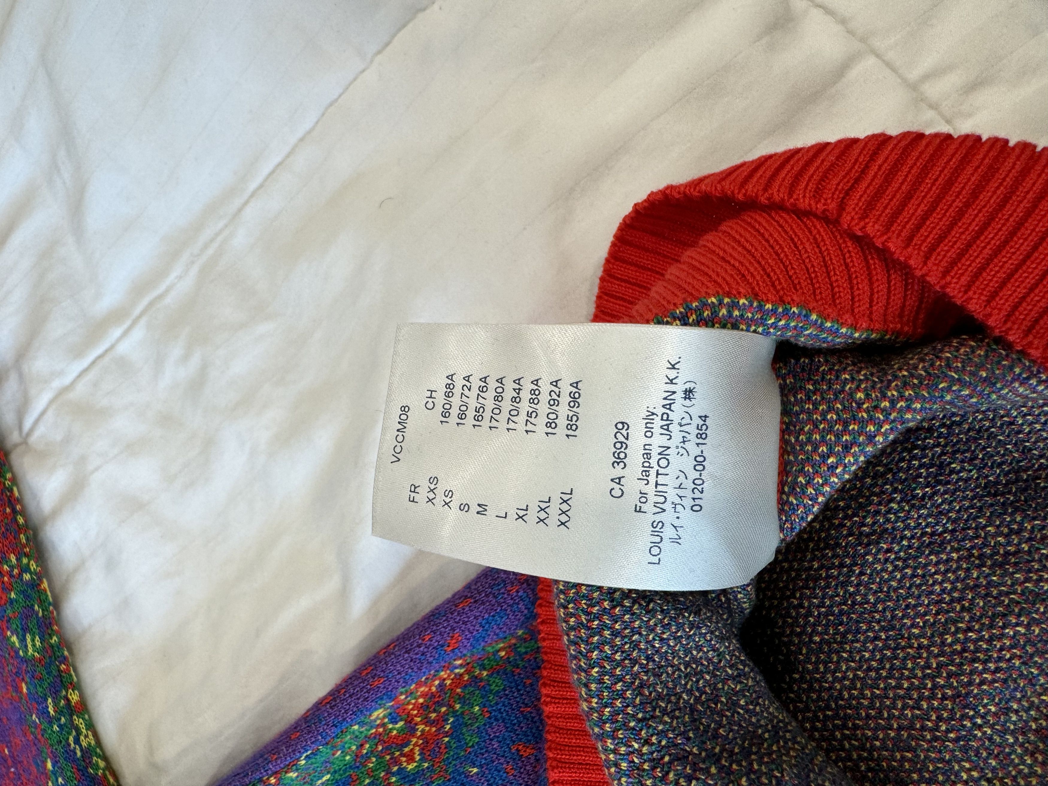 Louis Vuitton Louis Vuitton Multicolor Pullover Rainbow Sweater Size US XXL / EU 58 / 5 - 5 Thumbnail