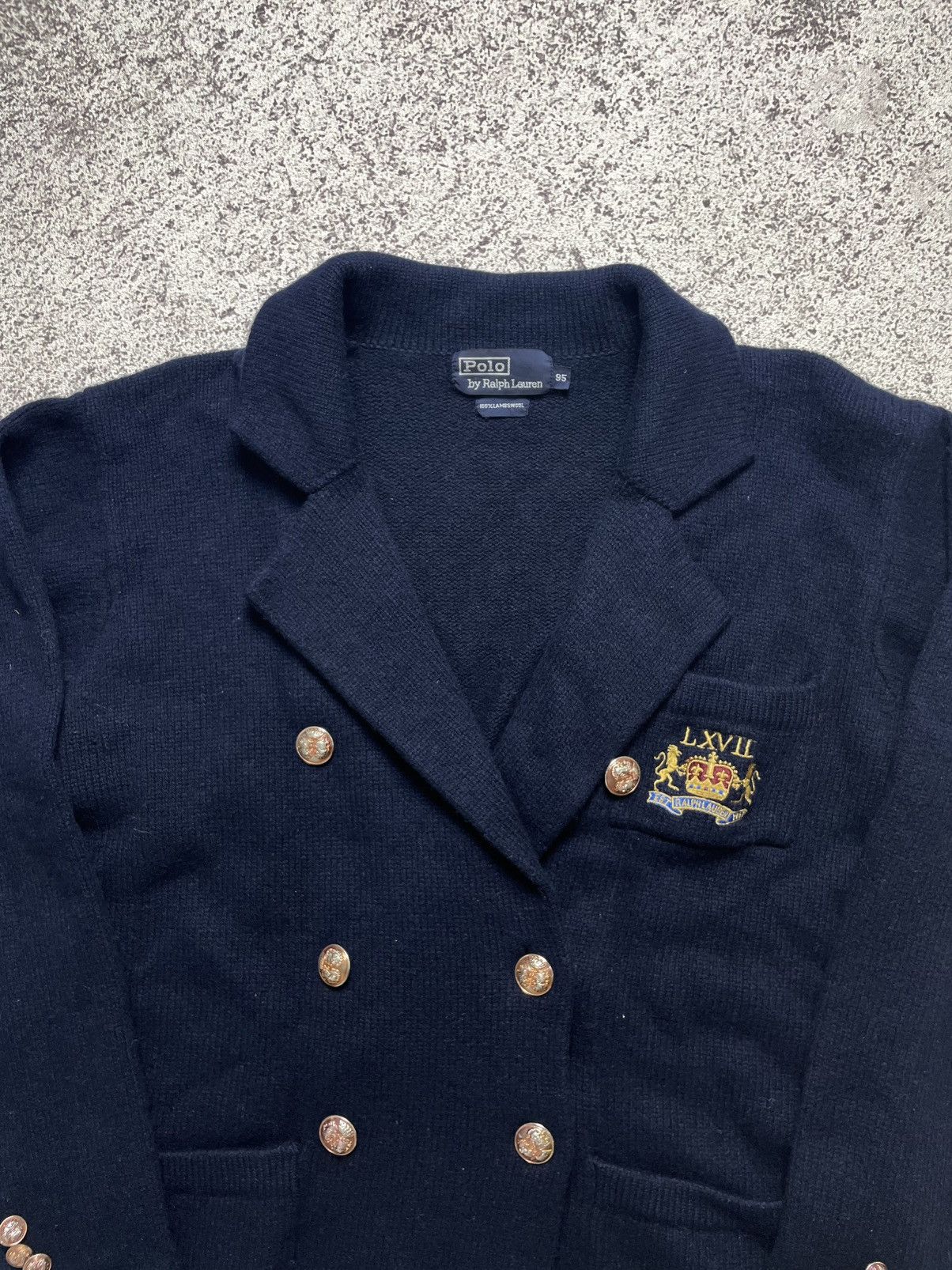 Polo Ralph Lauren Polo Ralph Lauren Cardigan Blazer Sweater lambswool Size US S / EU 44-46 / 1 - 2 Thumbnail