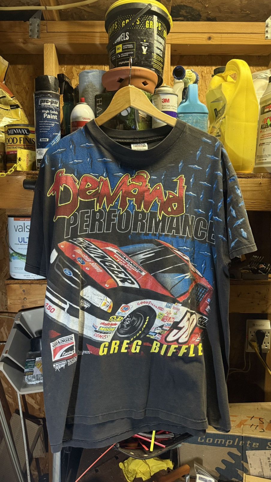Tultex 90s Greg Biffle Nascar AOP Size US XL / EU 56 / 4 - 1 Thumbnail