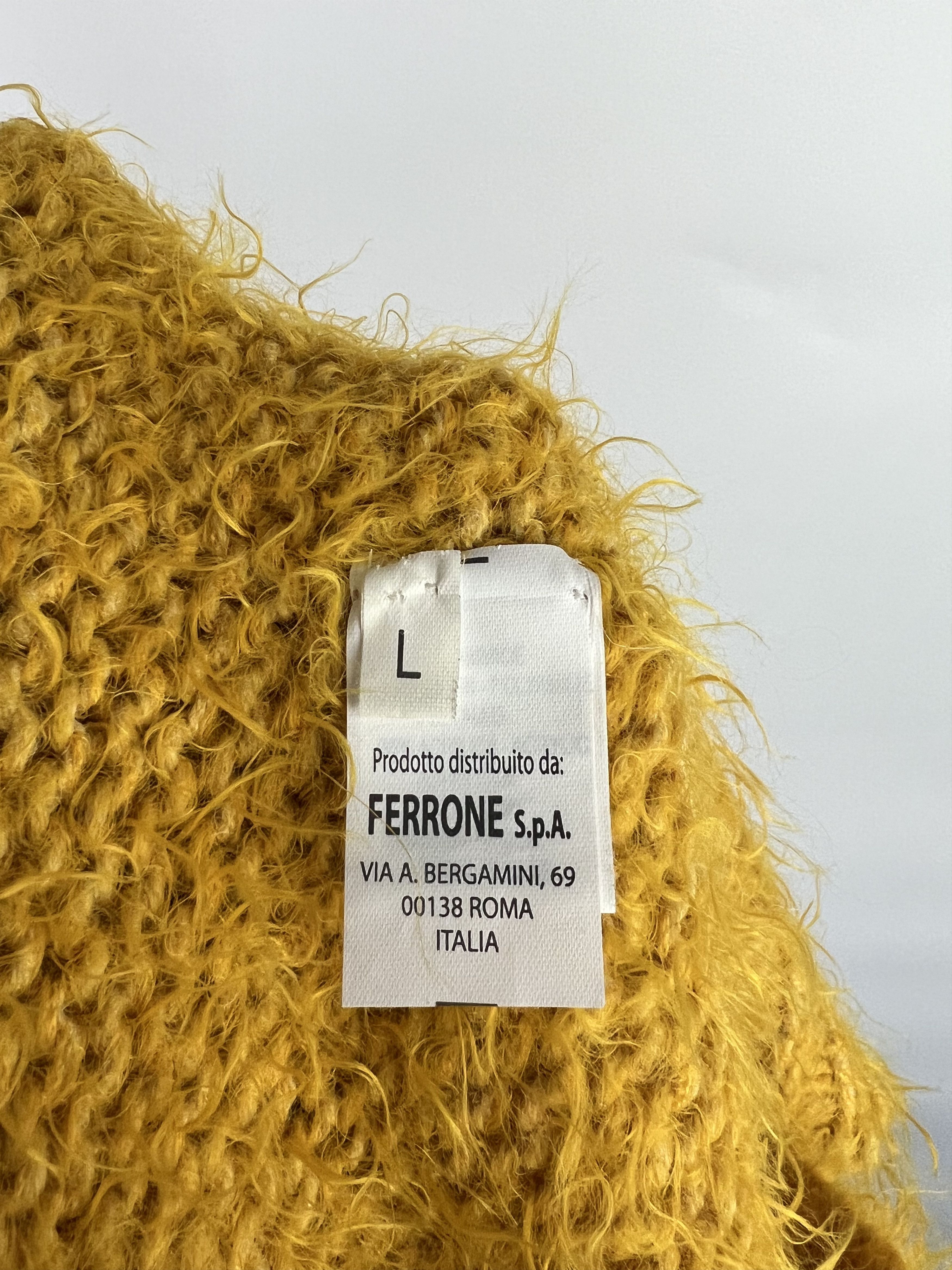 Homespun Knitwear × Sandro Sandro Ferrone Women's Yellow Sweater Size L Size L / US 10 / IT 46 - 12 Thumbnail
