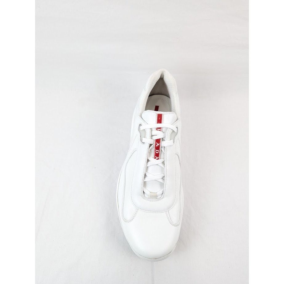 Prada o1rshd1 Cup Low-Top Sneakers in Bianco Size US 10 / EU 43 - 6 Thumbnail