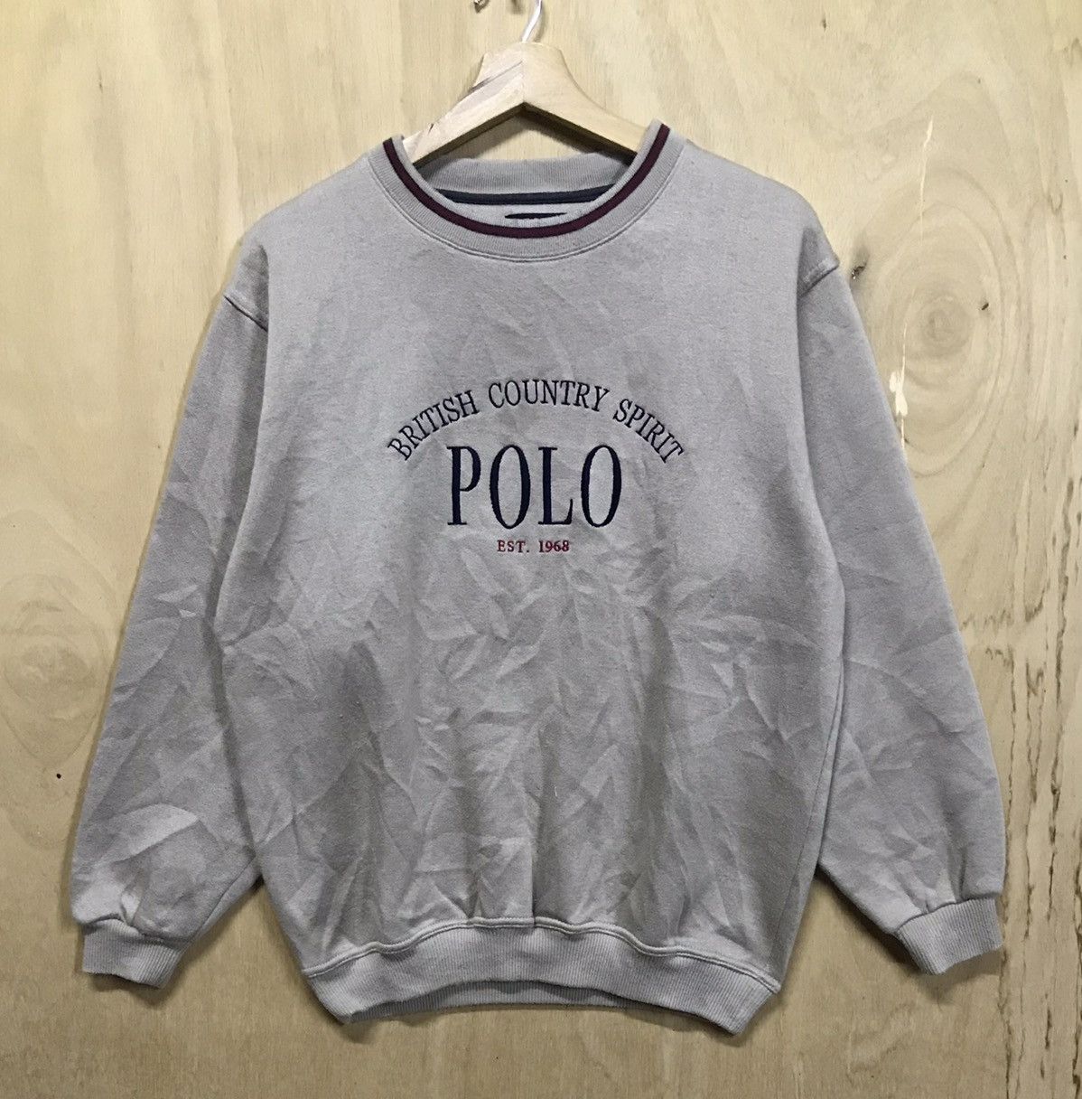 image of Sports Specialties x Vintage Polo British Country Spirit Sweatshirts in Light Brown (Size Medium)