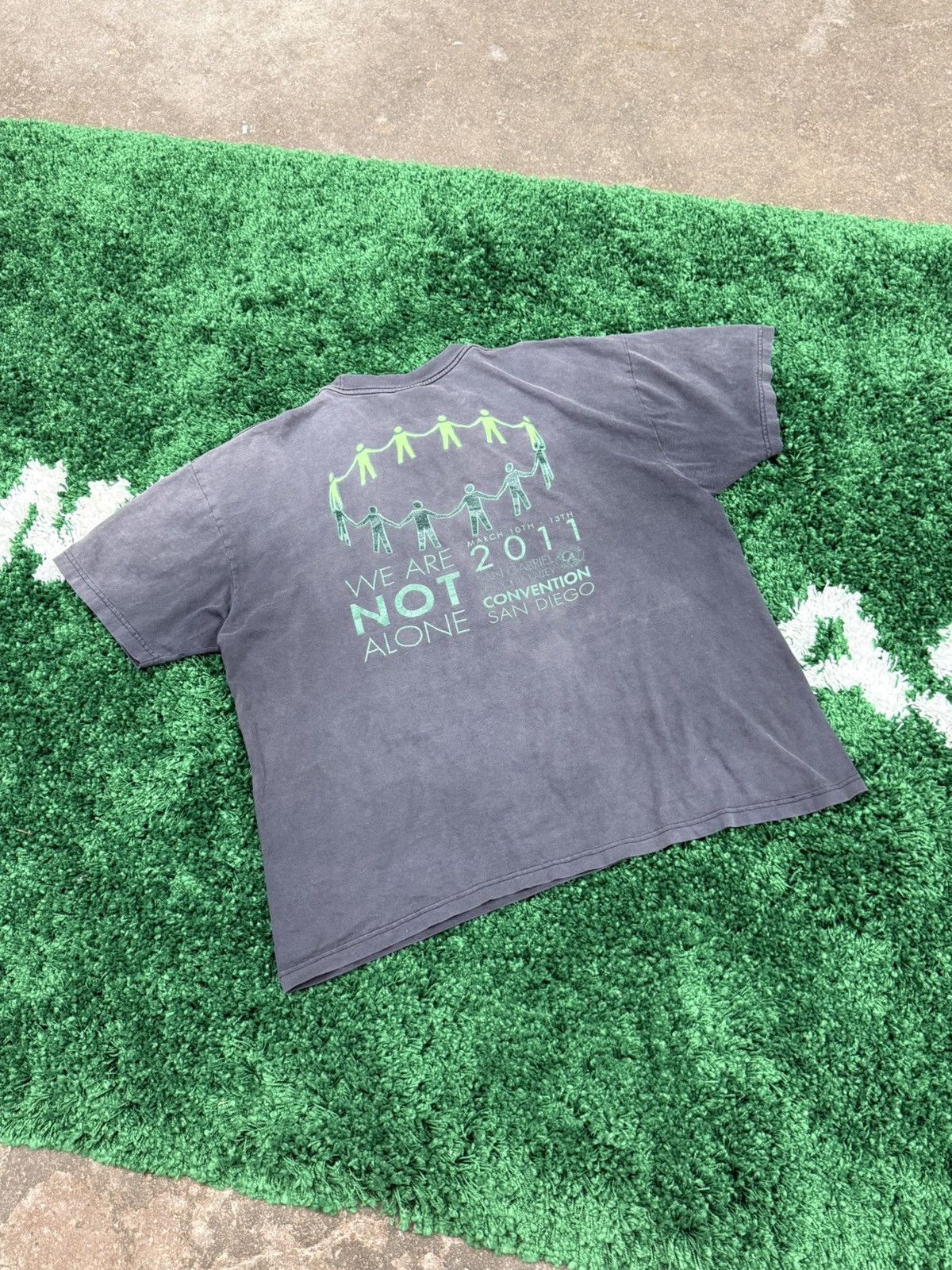 Vintage Cocaine Anonymous San Gabriel Pomona Tee Rehab Drug Pro Club Size US XXL / EU 58 / 5 - 1 Thumbnail