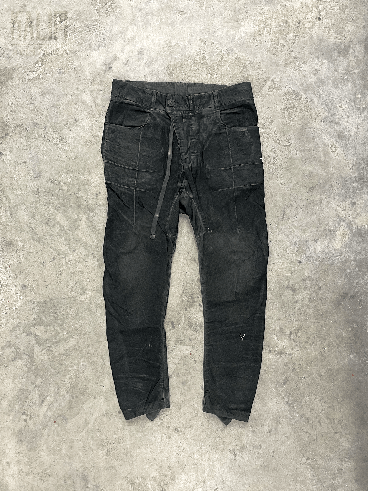 image of 11 By Boris Bidjan Saberi x Boris Bidjan Saberi Wp13 Pants Black Cropped, Men's (Size 32)