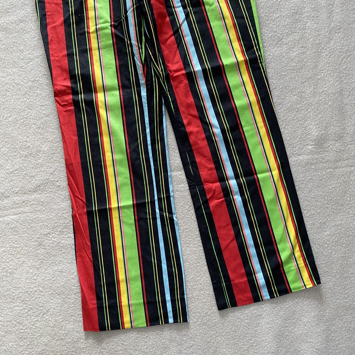 If Six Was Nine × Japanese Brand Loud Mouth Baggy Stripes Pants w33 Size US 33 - 3 Thumbnail