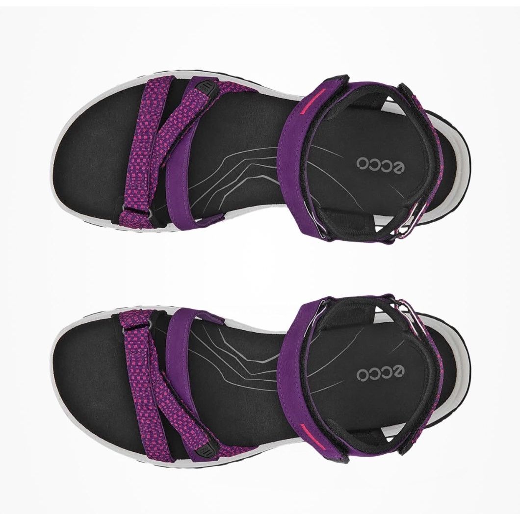 Ecco ECCO WOMEN'S 41 OFFROAD ROAM NUBUCK OUTDOOR SANDAL PURPLE Size US 10 / IT 40 - 5 Thumbnail